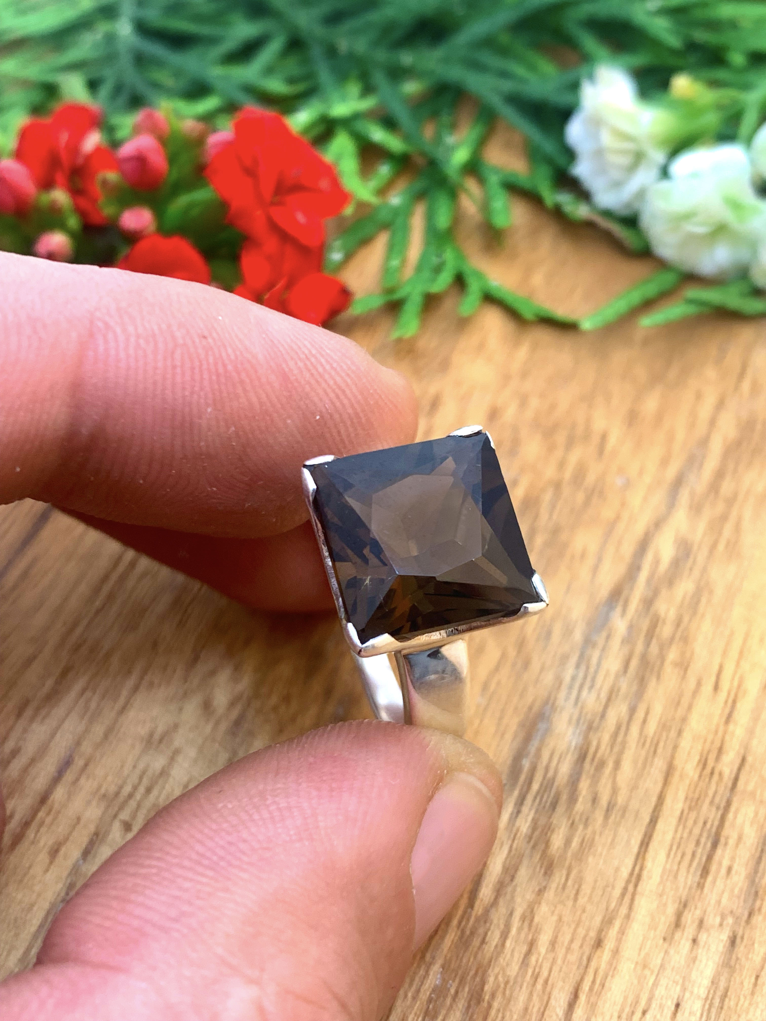 Rauchquarz Ring