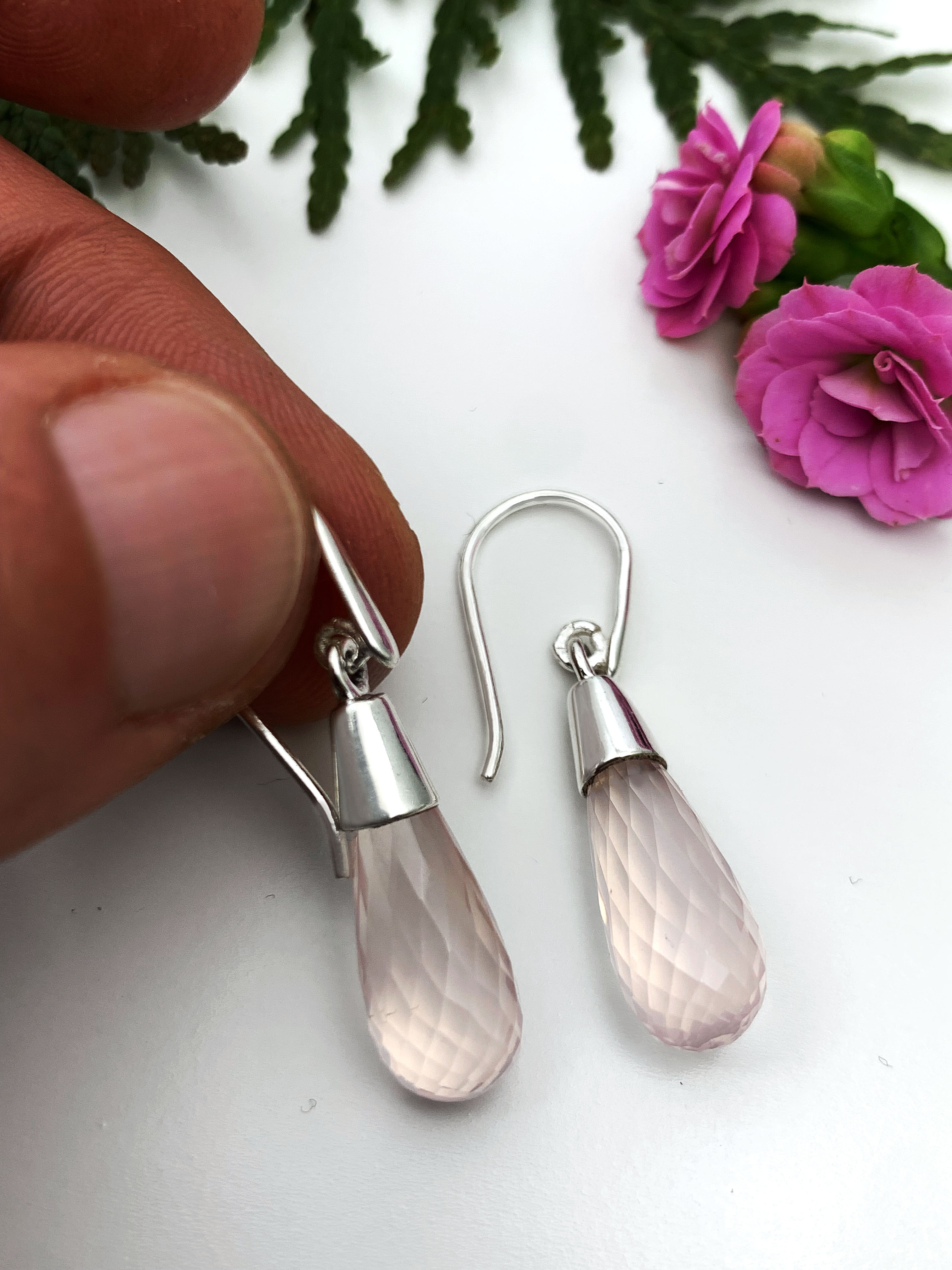 rosequarz-ohrhaenger-rosenquartz-earrings-ohr00892-2 Rosenquarz Ohrhänger