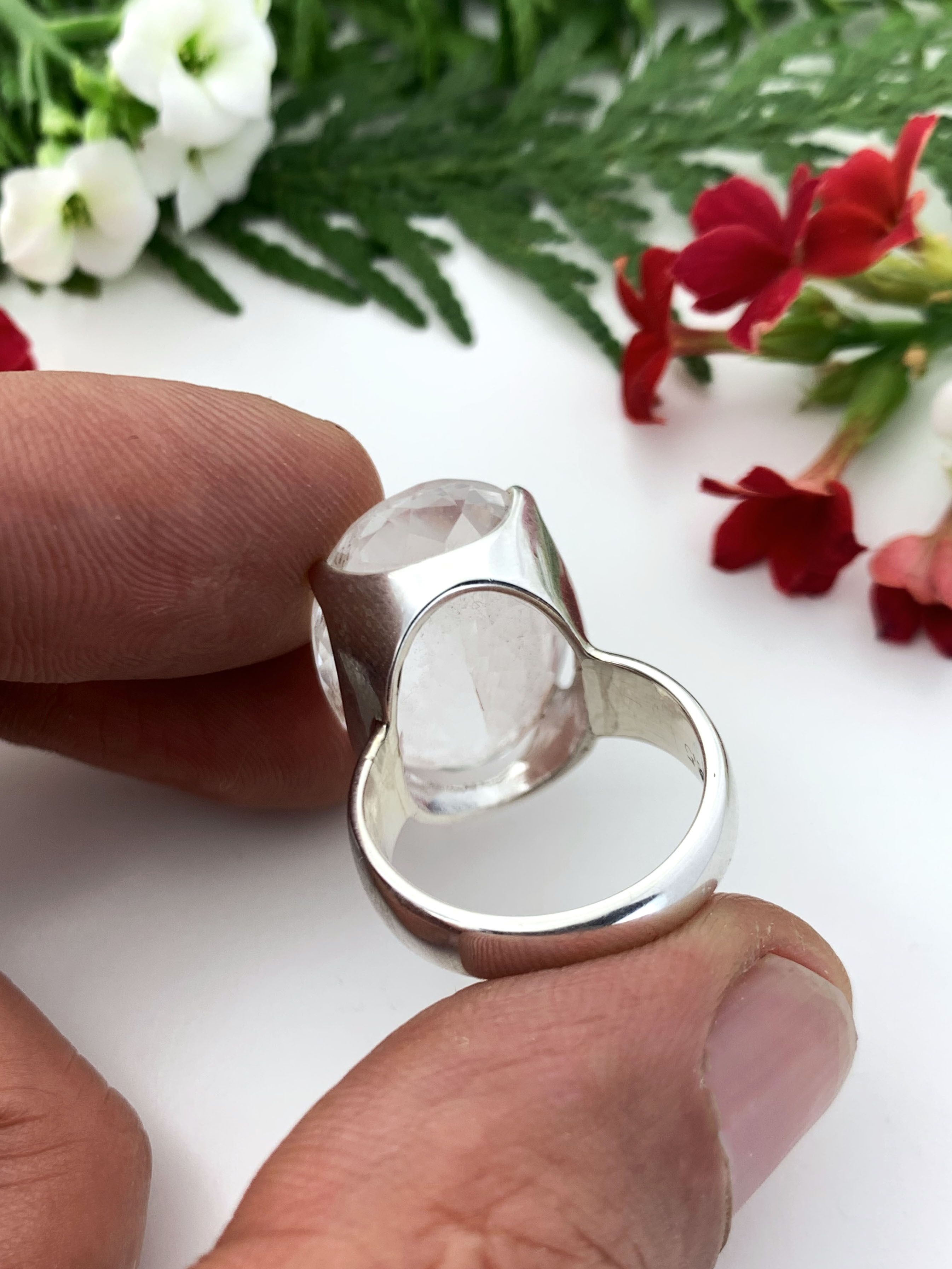 Bergkristall Ring