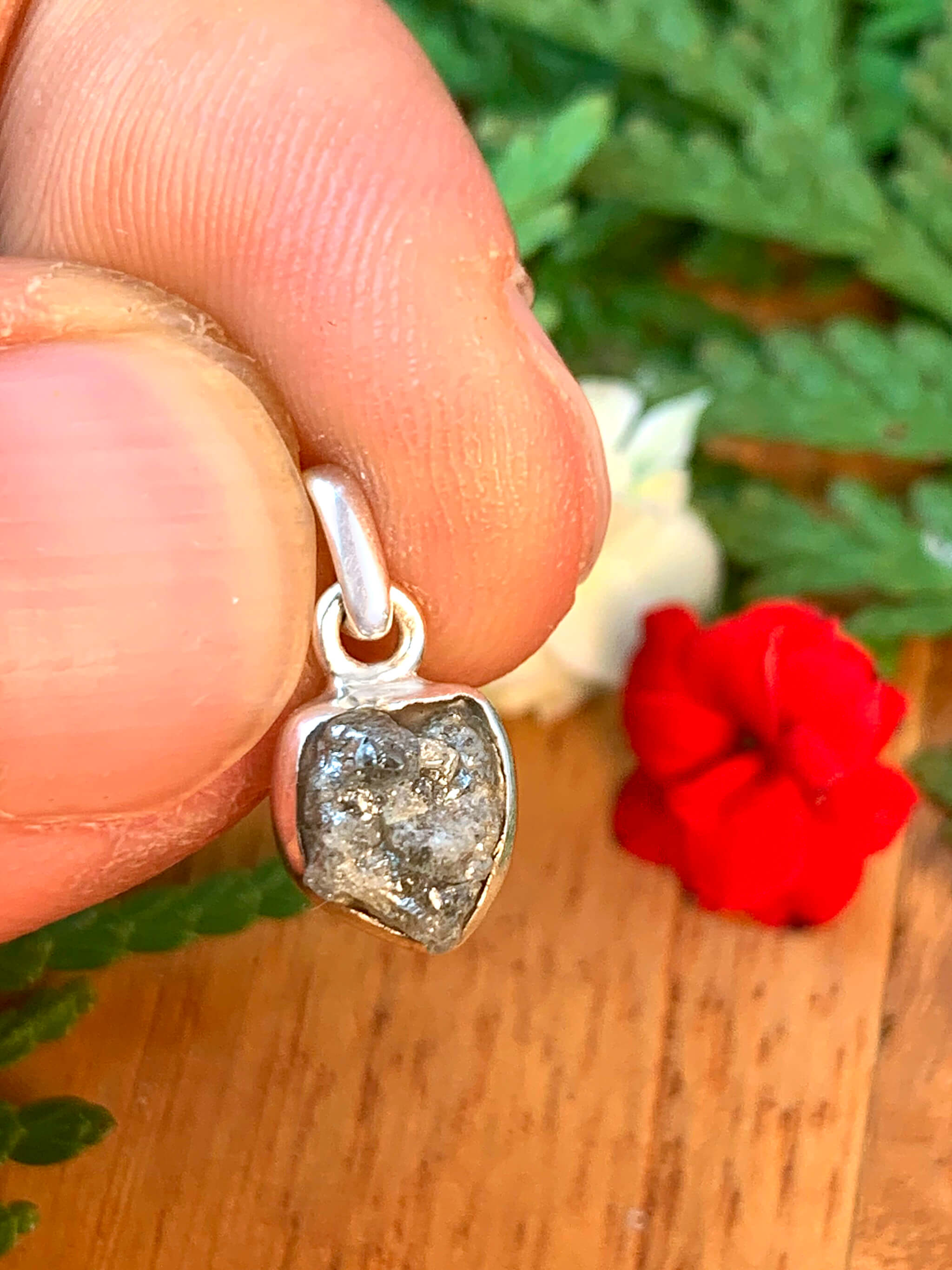 Rohdiamant Anhänger