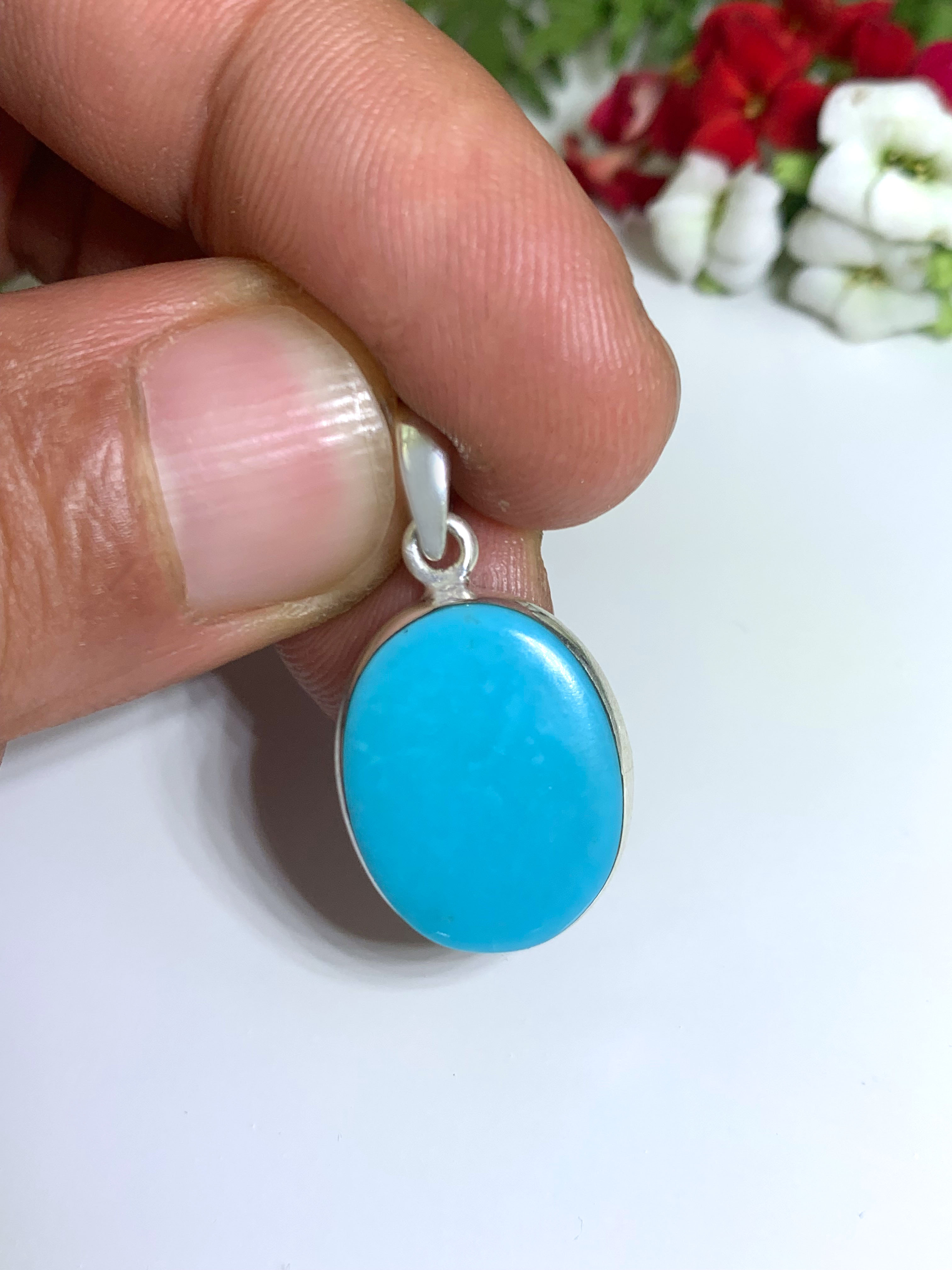 tuerkis-anhaenger-turquoise-pendant-ah03442-2 Türkis Anhänger - Arizona
