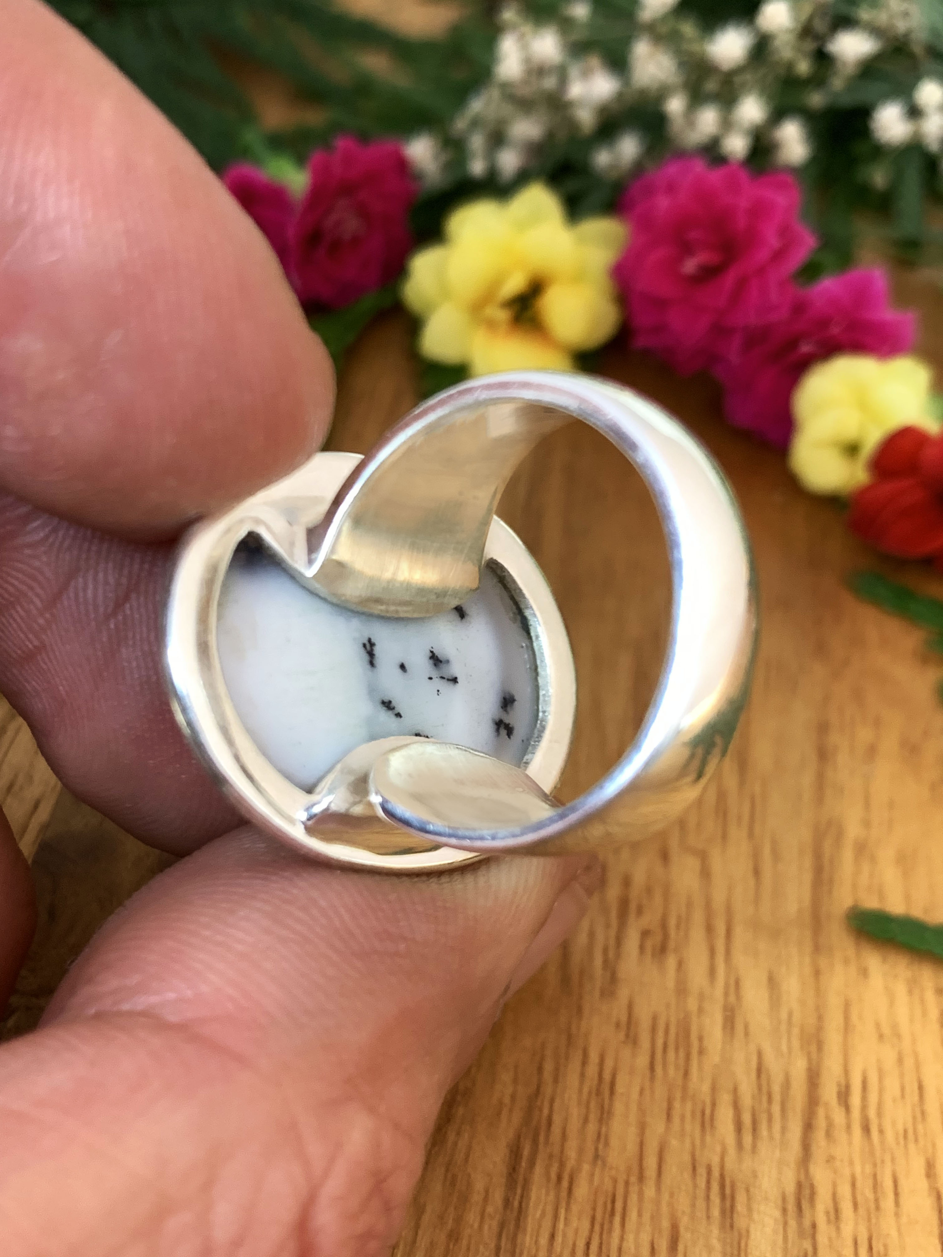 Dendrittenachat Ring
