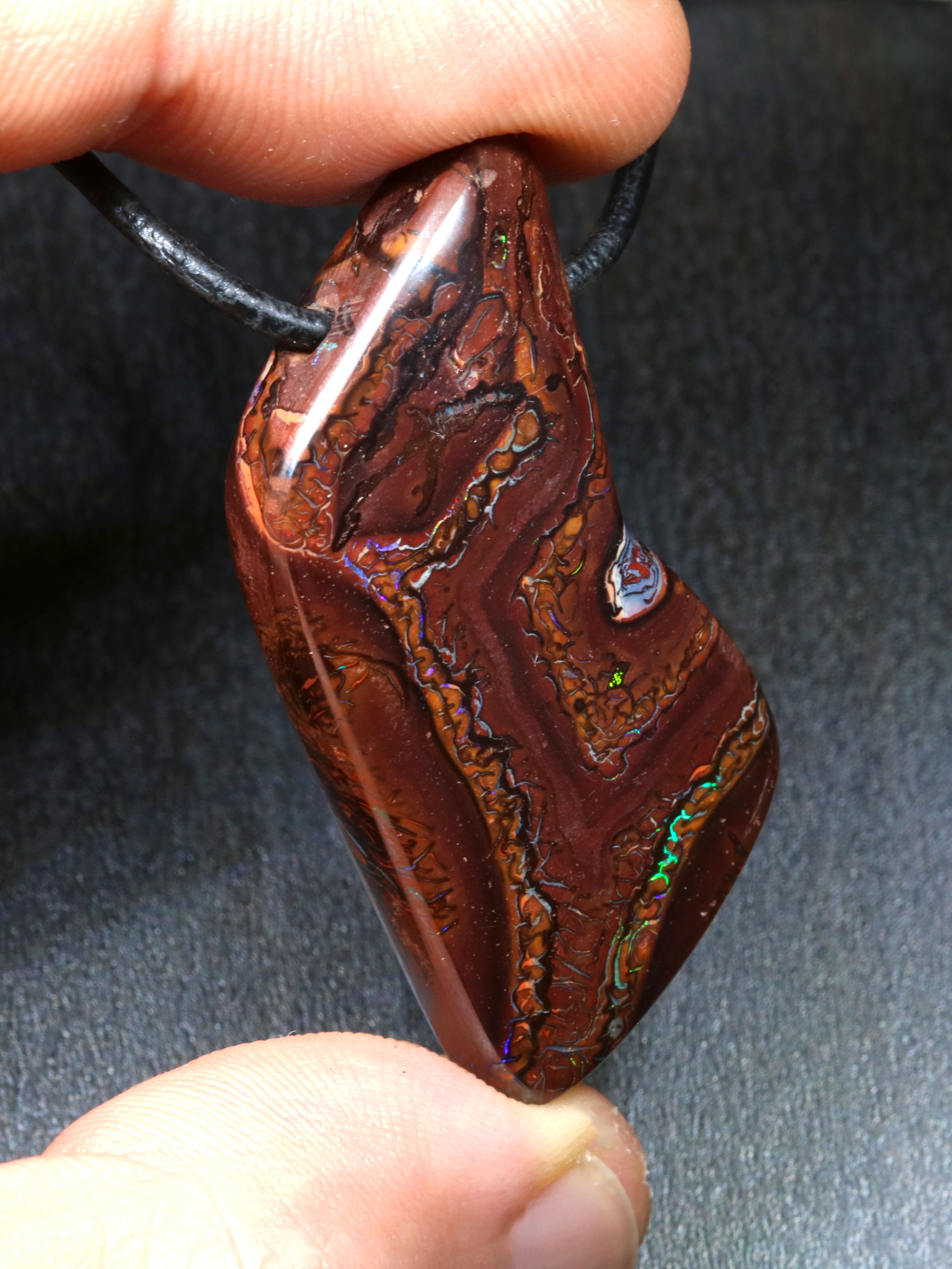 Boulder Opal Anhänger 