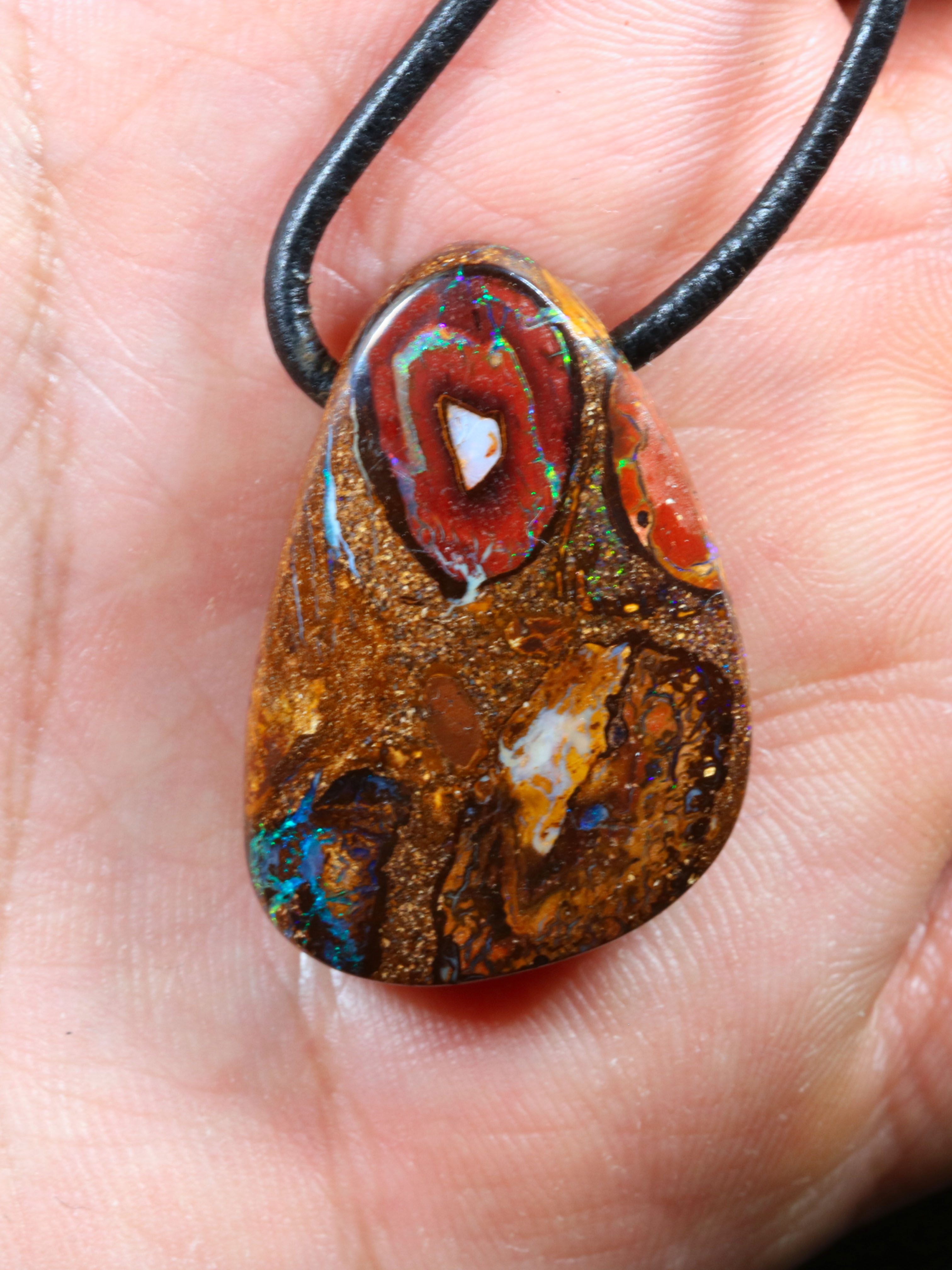 Boulder Opal Anhänger 
