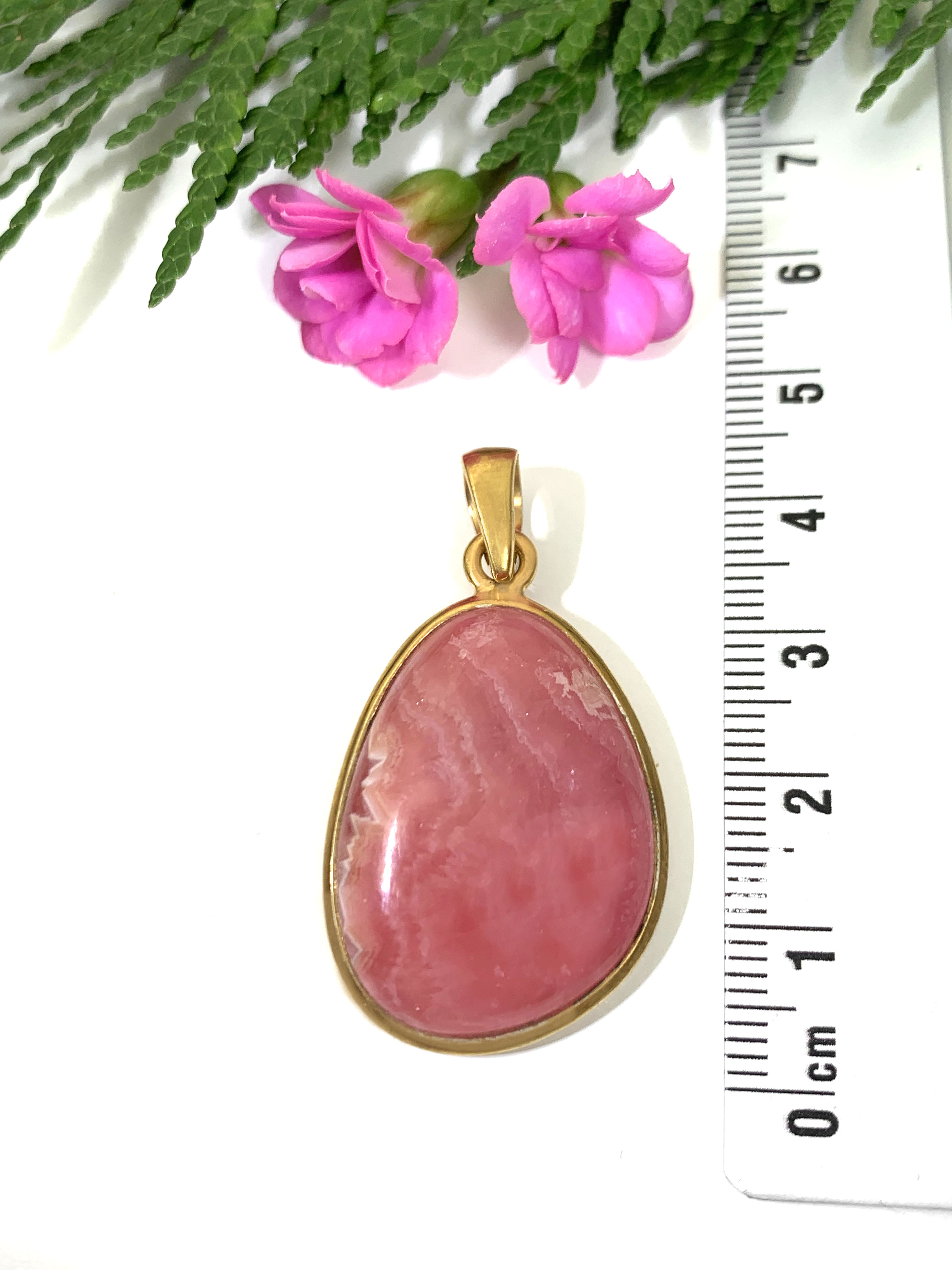 Rhodochrosite Pendant 