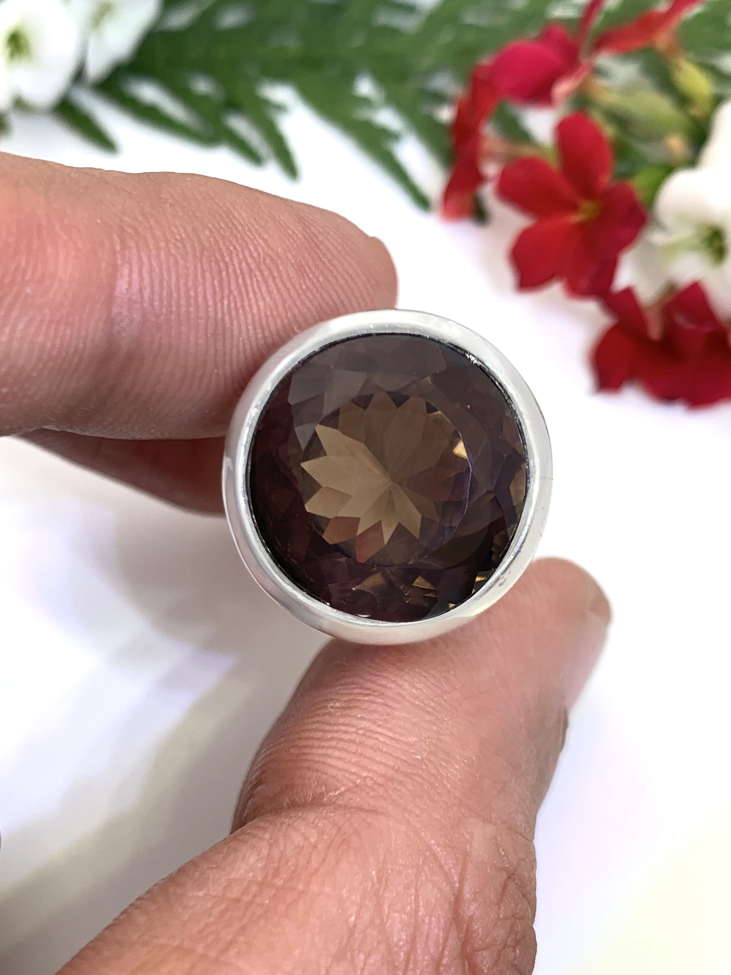 Rauchquarz Ring
