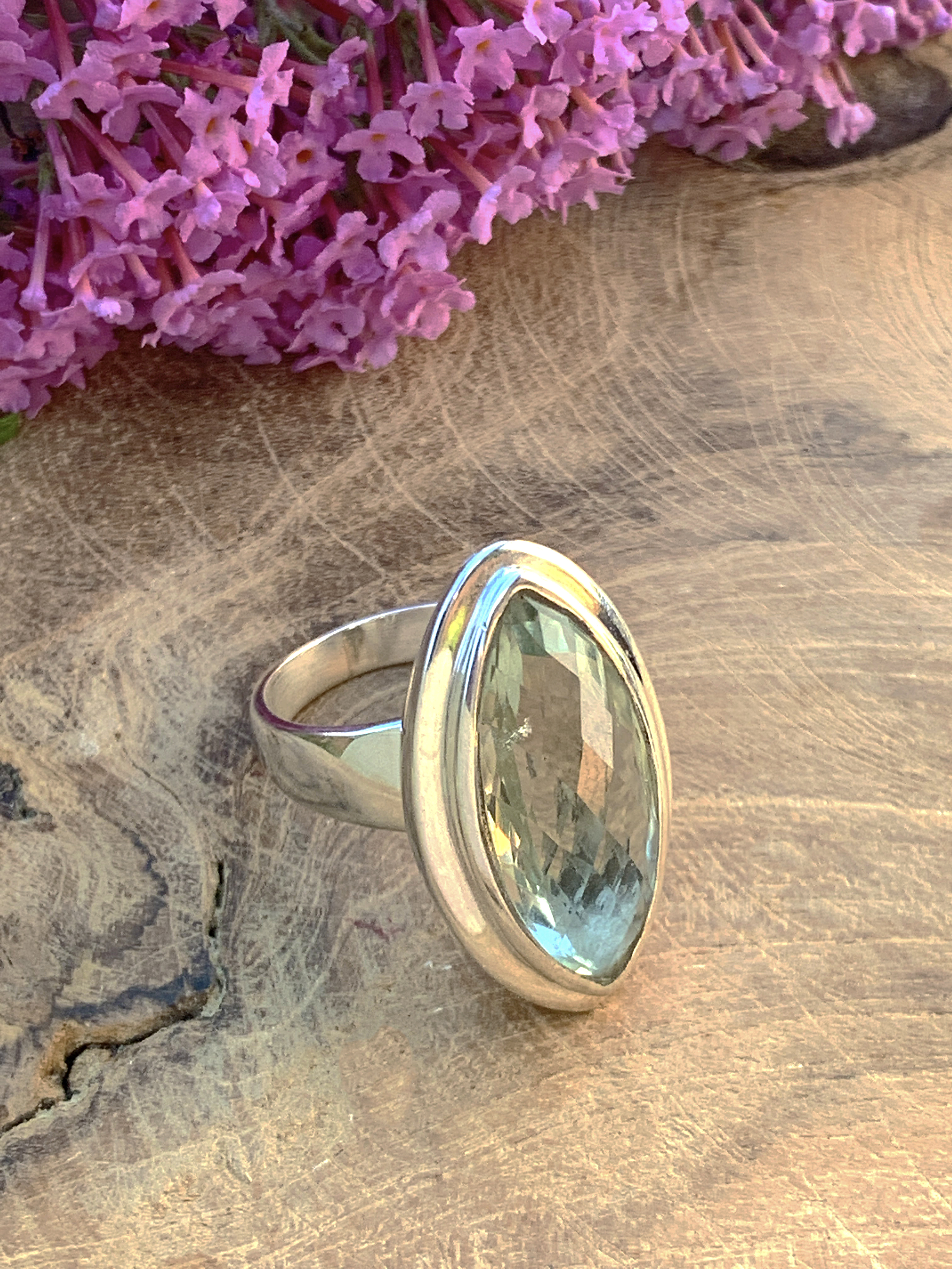 Prasiolith Ring - 52,5