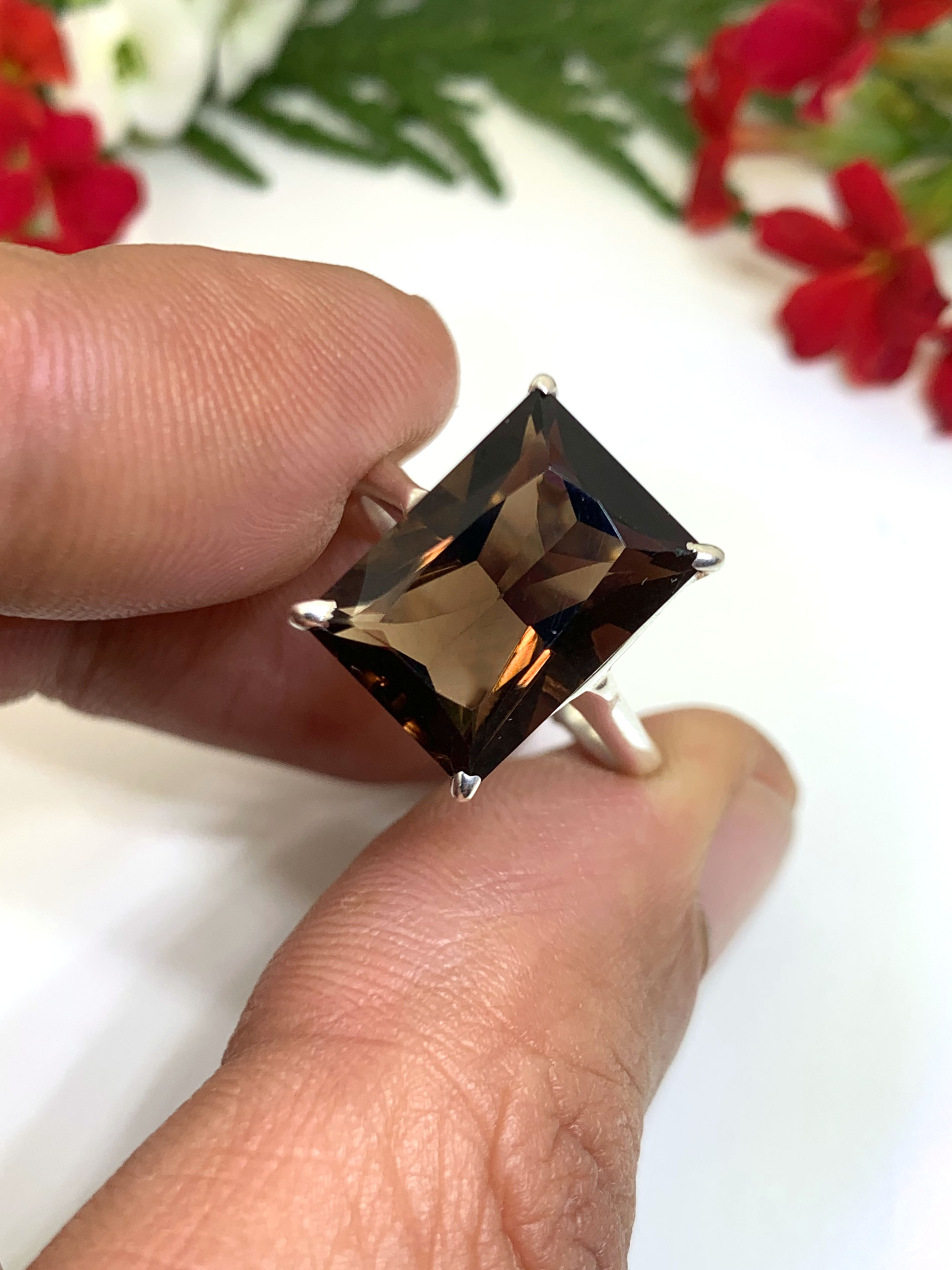 Rauchquarz Ring