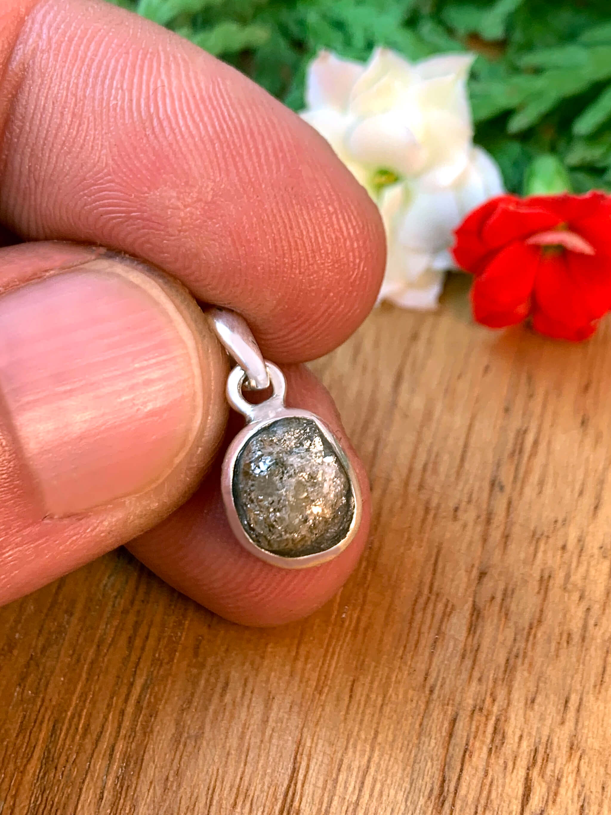 Rohdiamant Anhänger