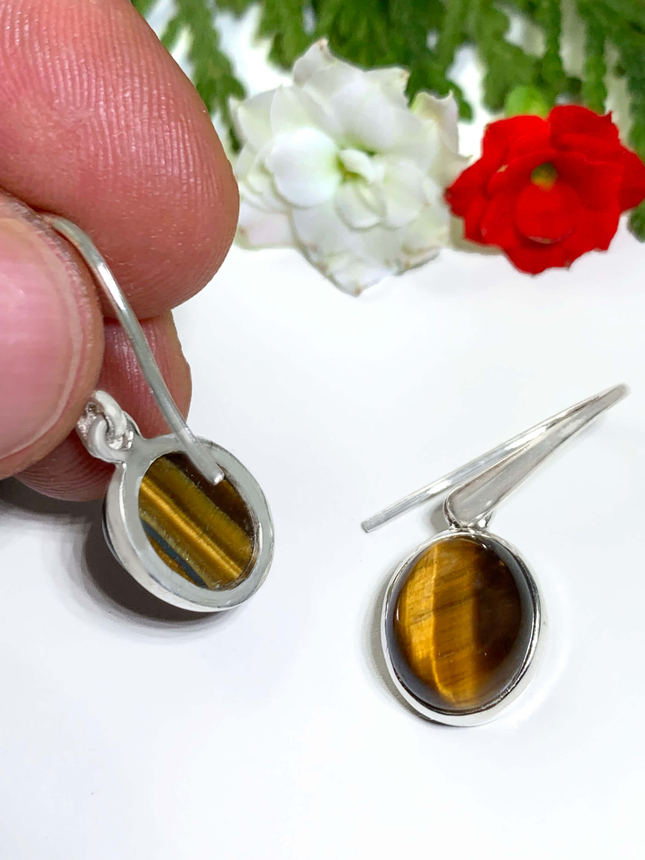 Tiger Eye Earrings