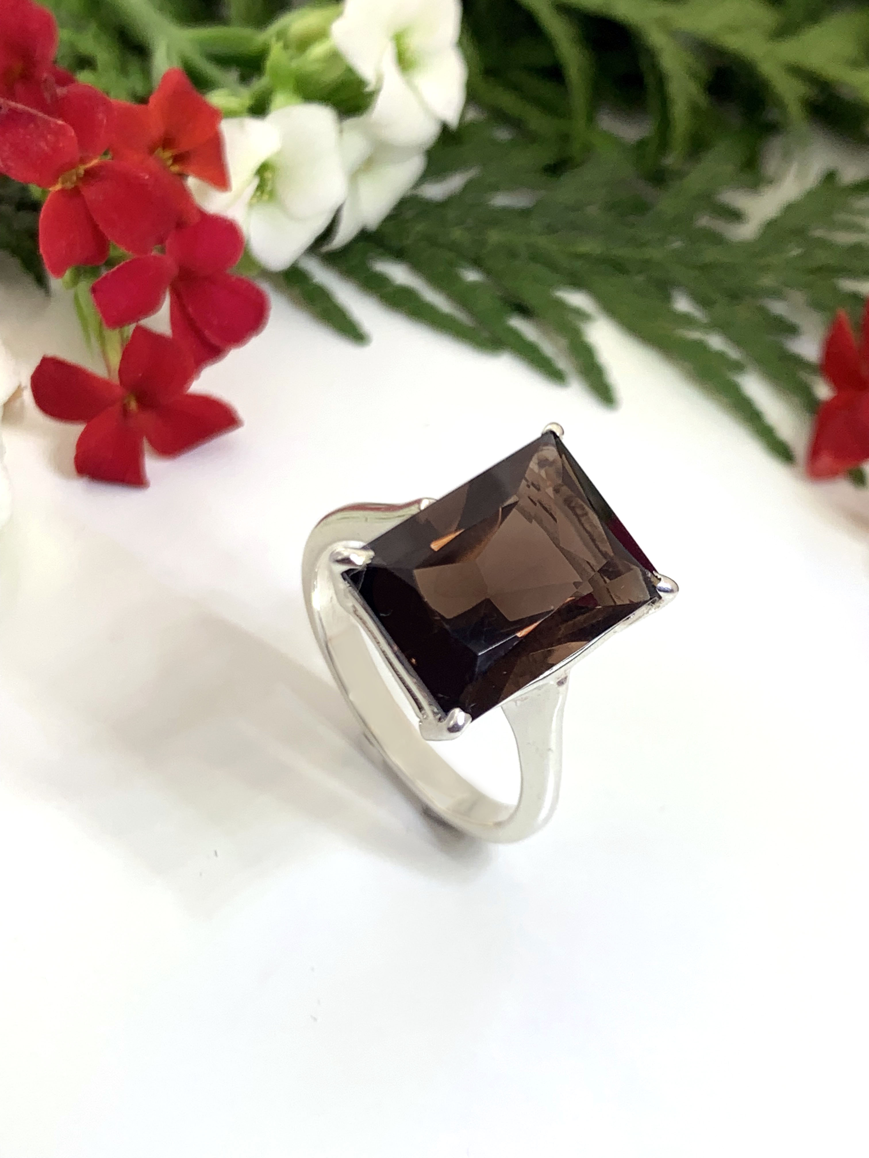 Rauchquarz Ring