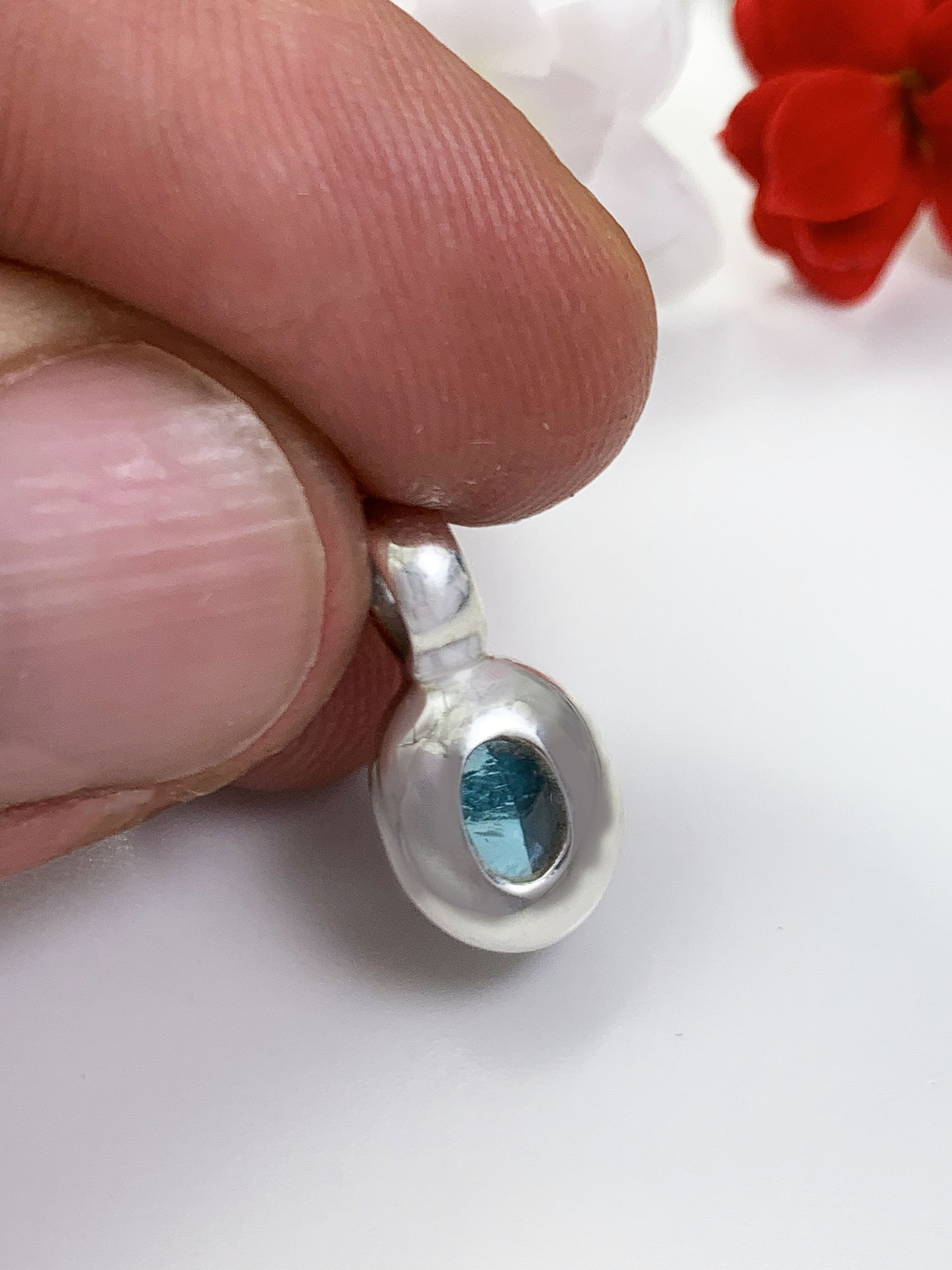 Paraiba Apatit Anhänger
