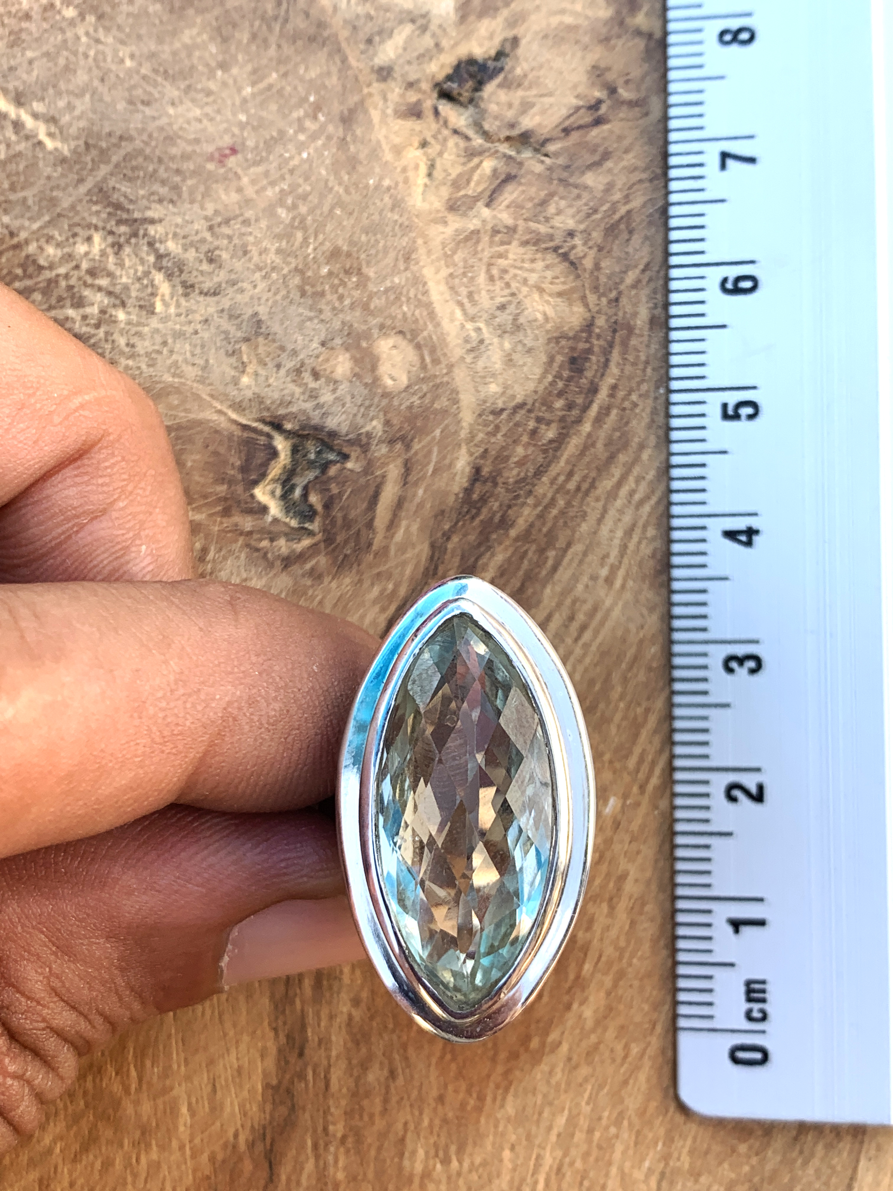 Prasiolith Ring - 52,5