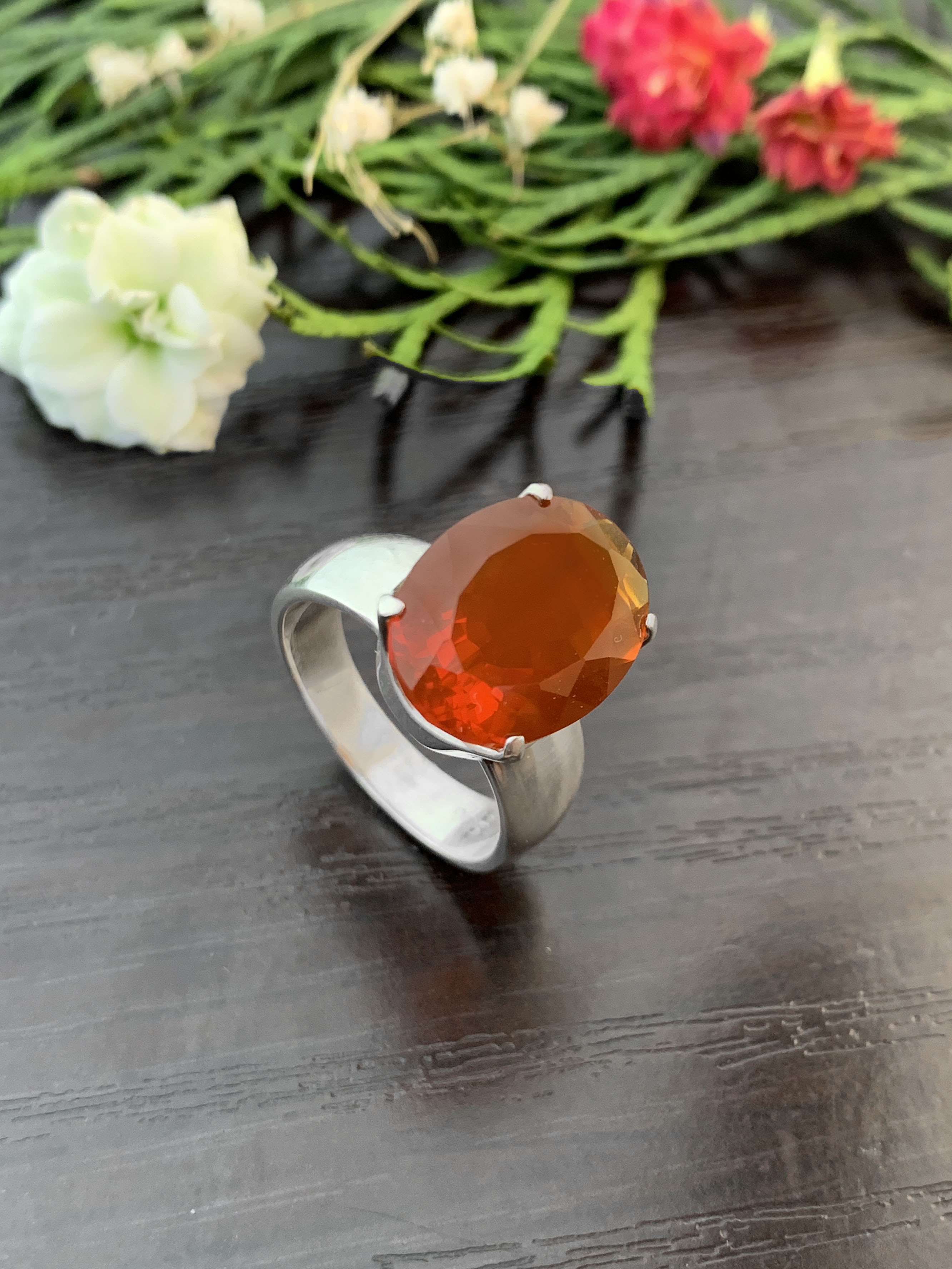 feueropal-ring-fire-opal-ring-r01796 Feueropal Ring - TOP