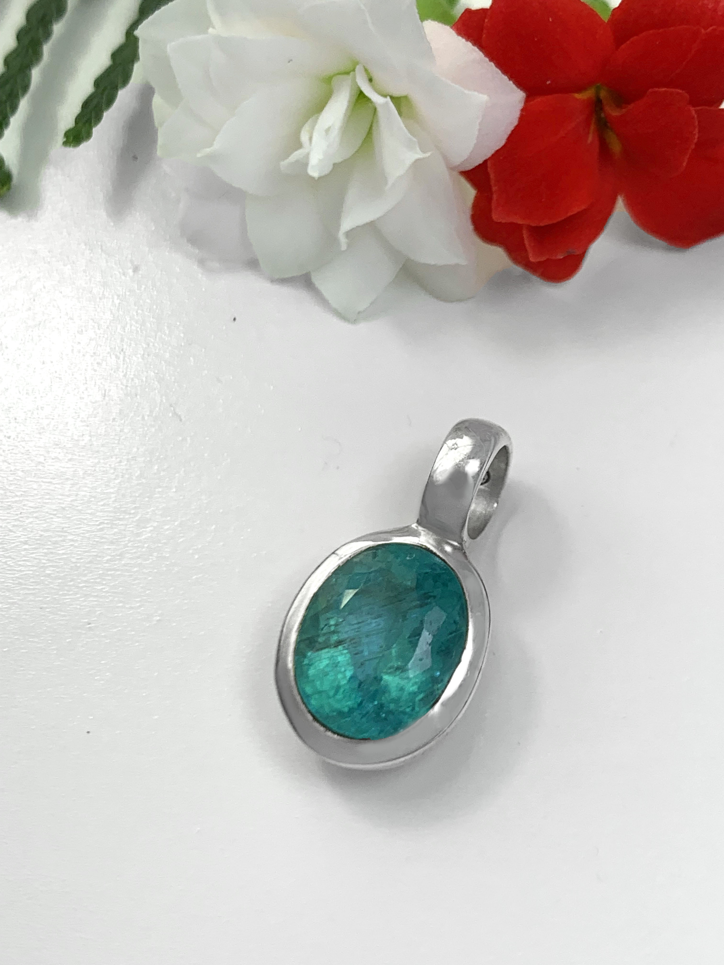 Paraiba Apatit Anhänger