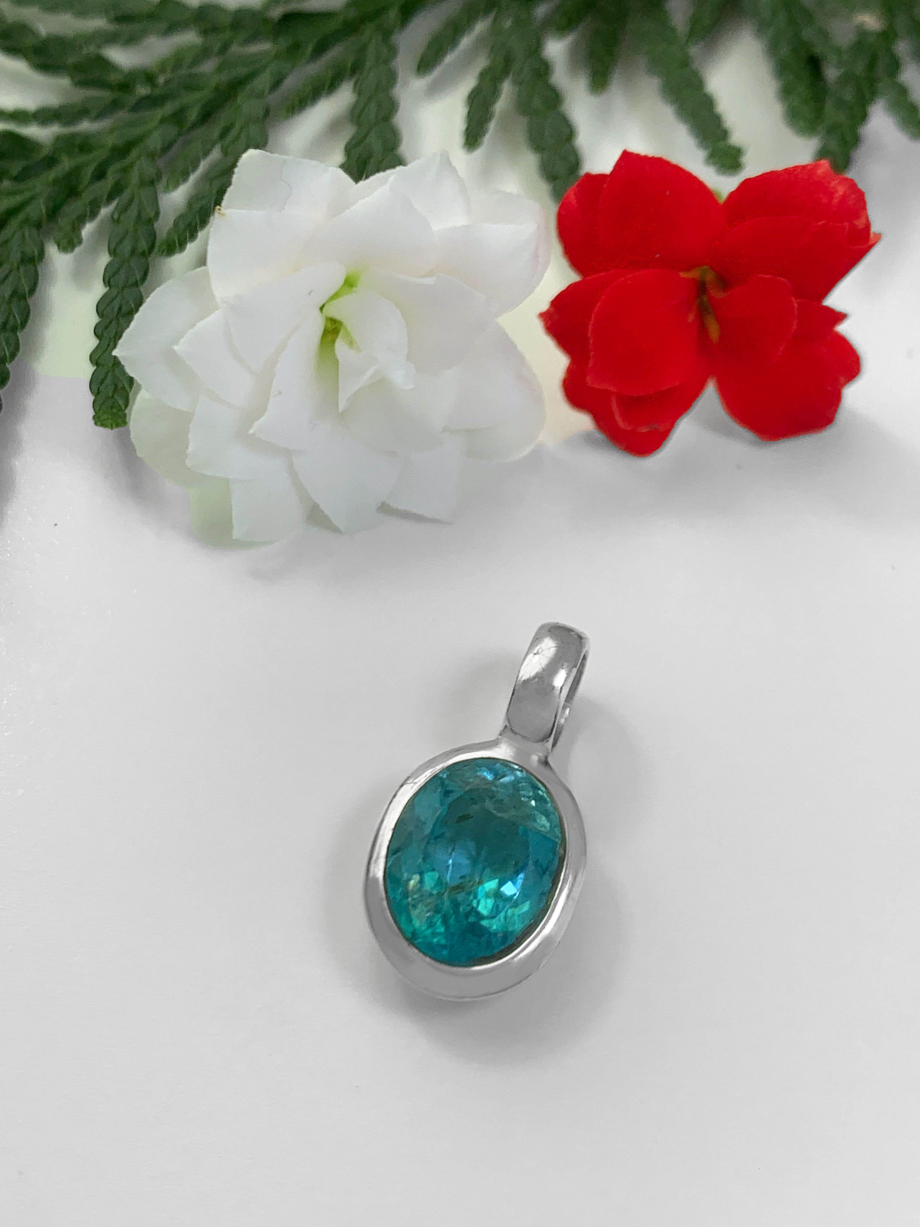 Paraiba Apatit Anhänger