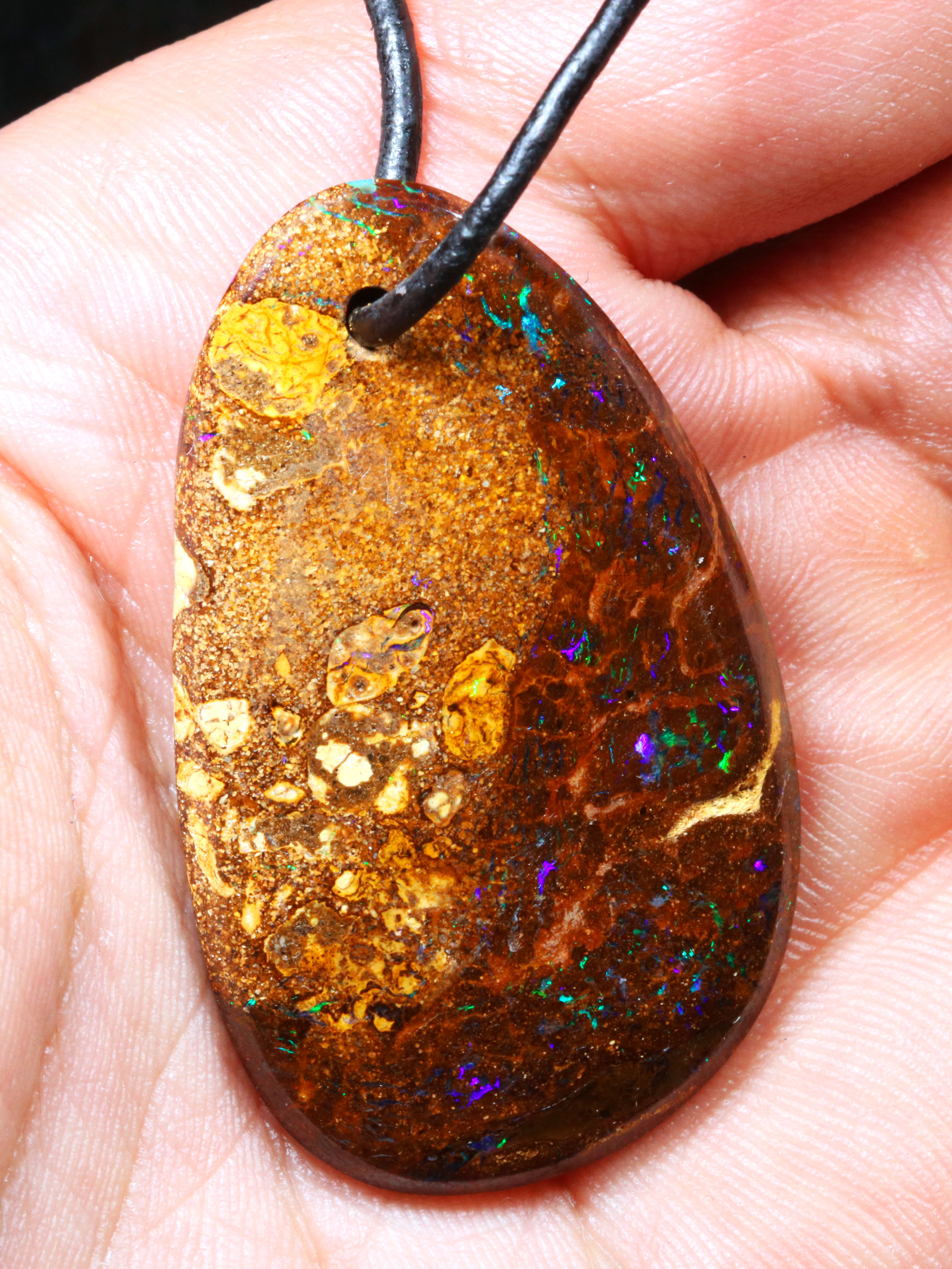 Boulder Opal Anhänger 