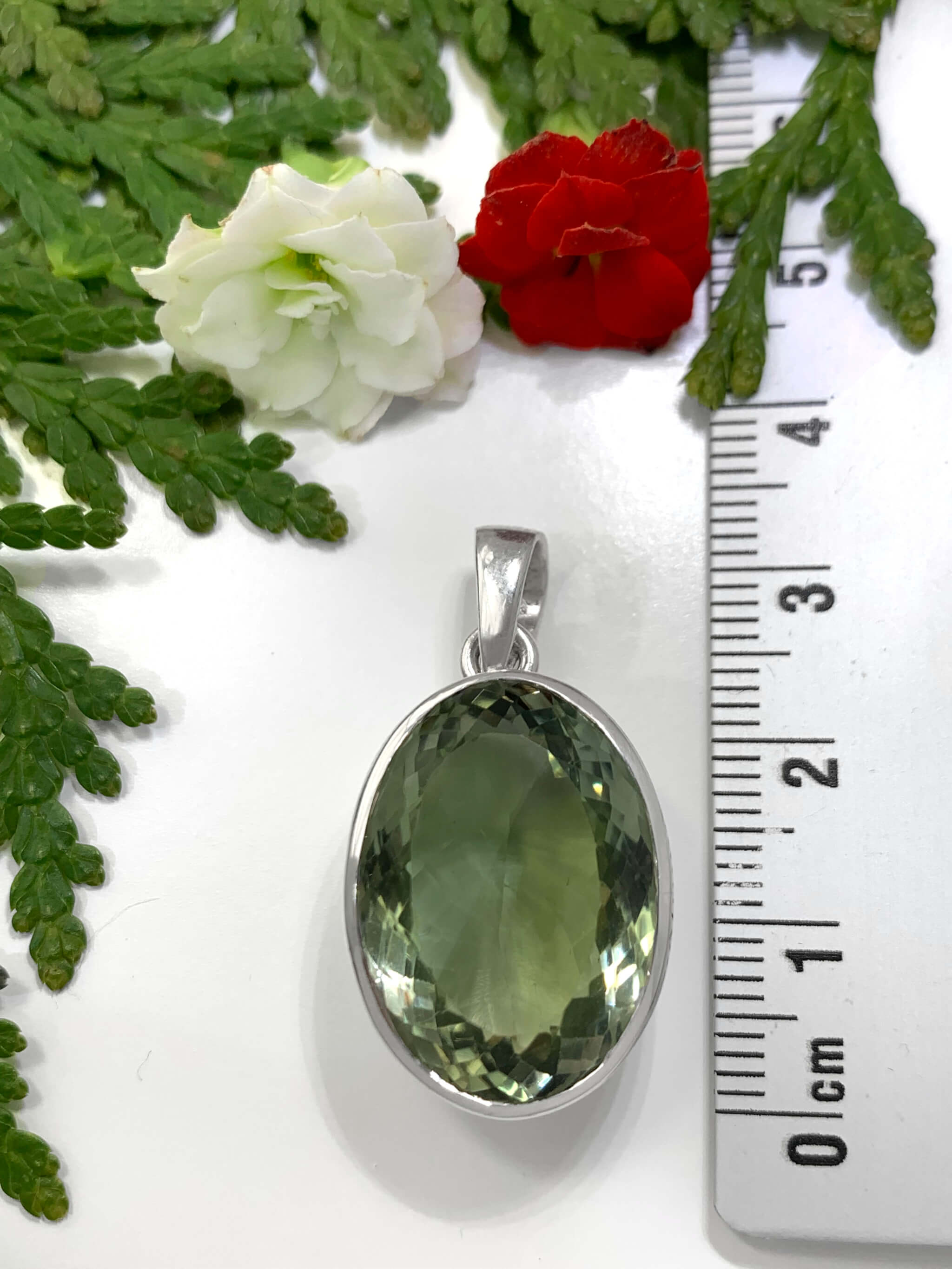 Prasiolith Anhänger 
