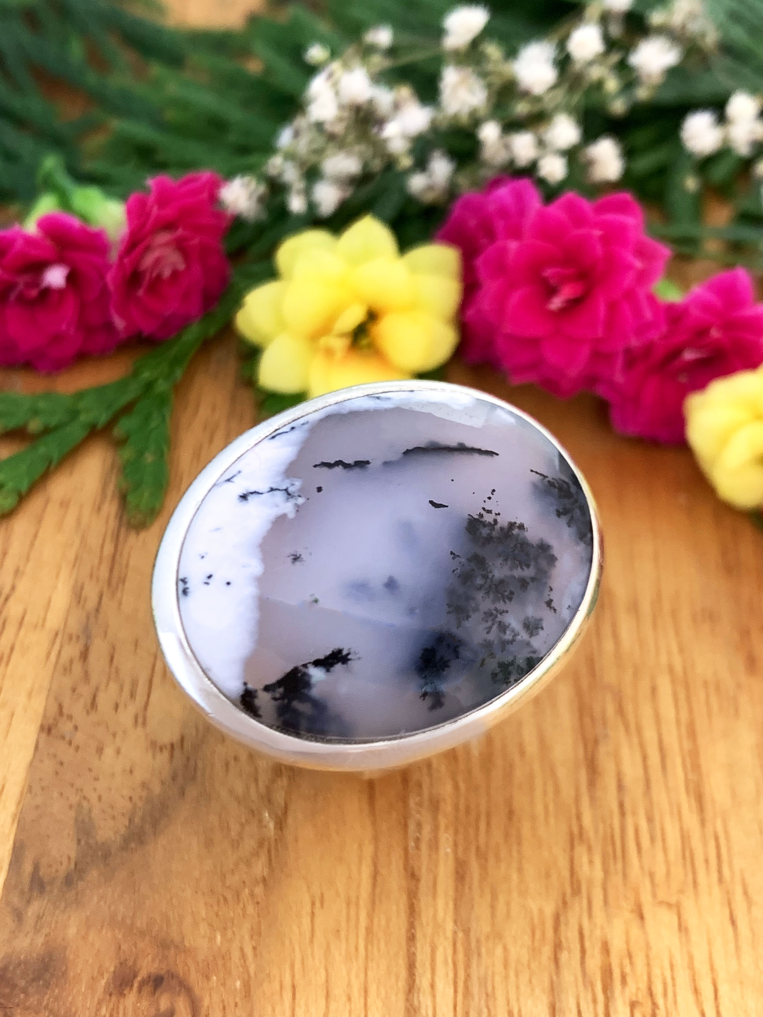 Dendrittenachat Ring