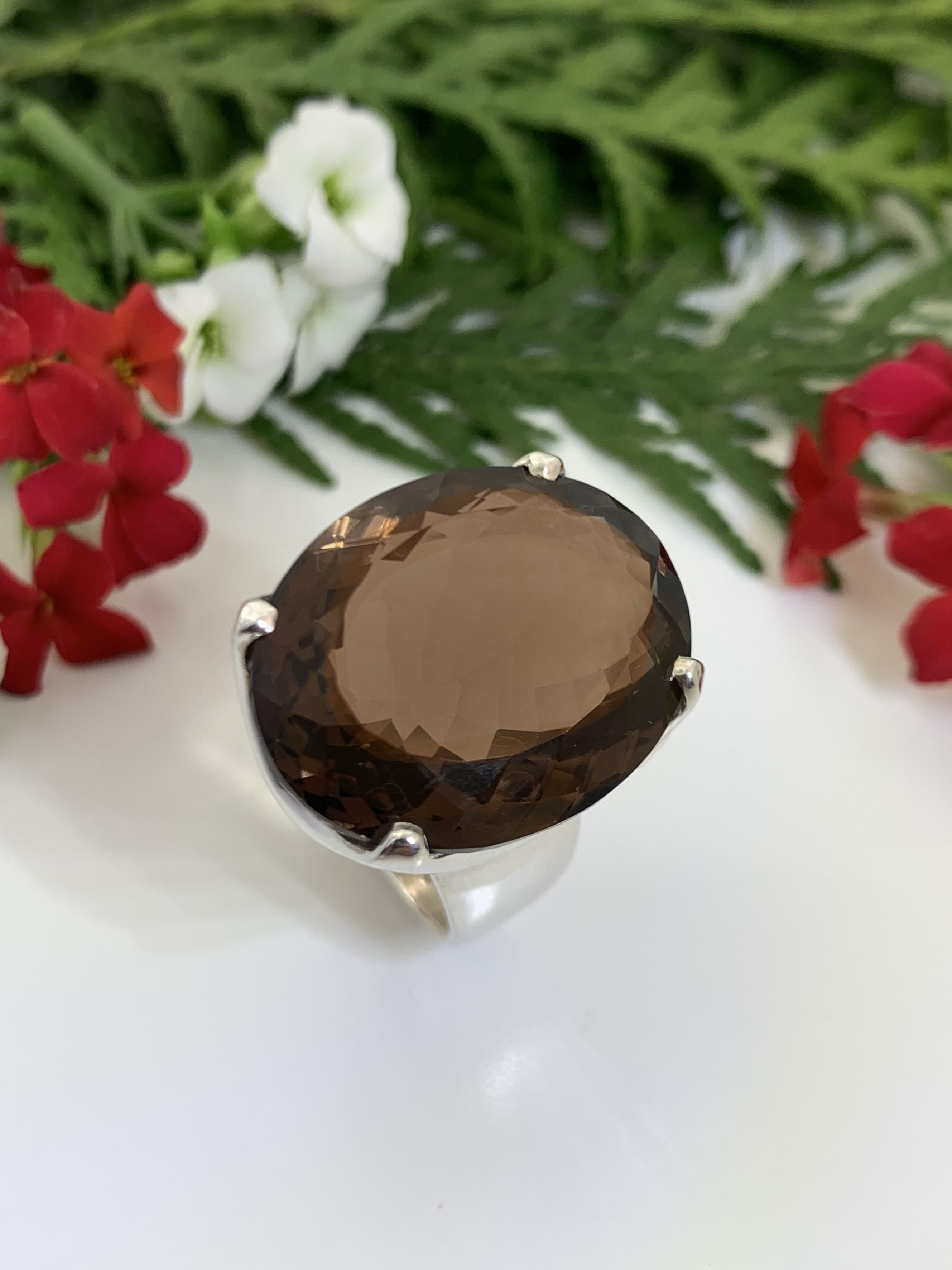 Rauchquarz Ring