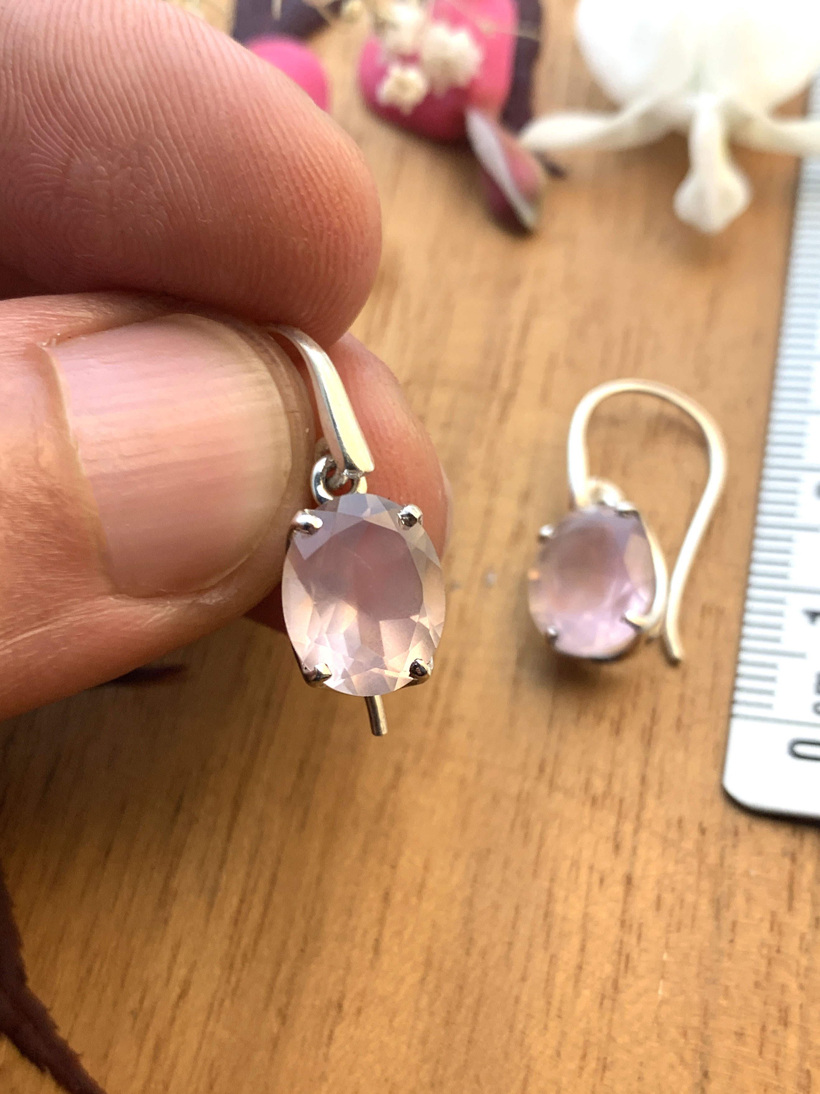 rosenquarz-ohrhaenger-rose-quartz-earrings-ohr00585-2 Rosenquarz Ohrhänger