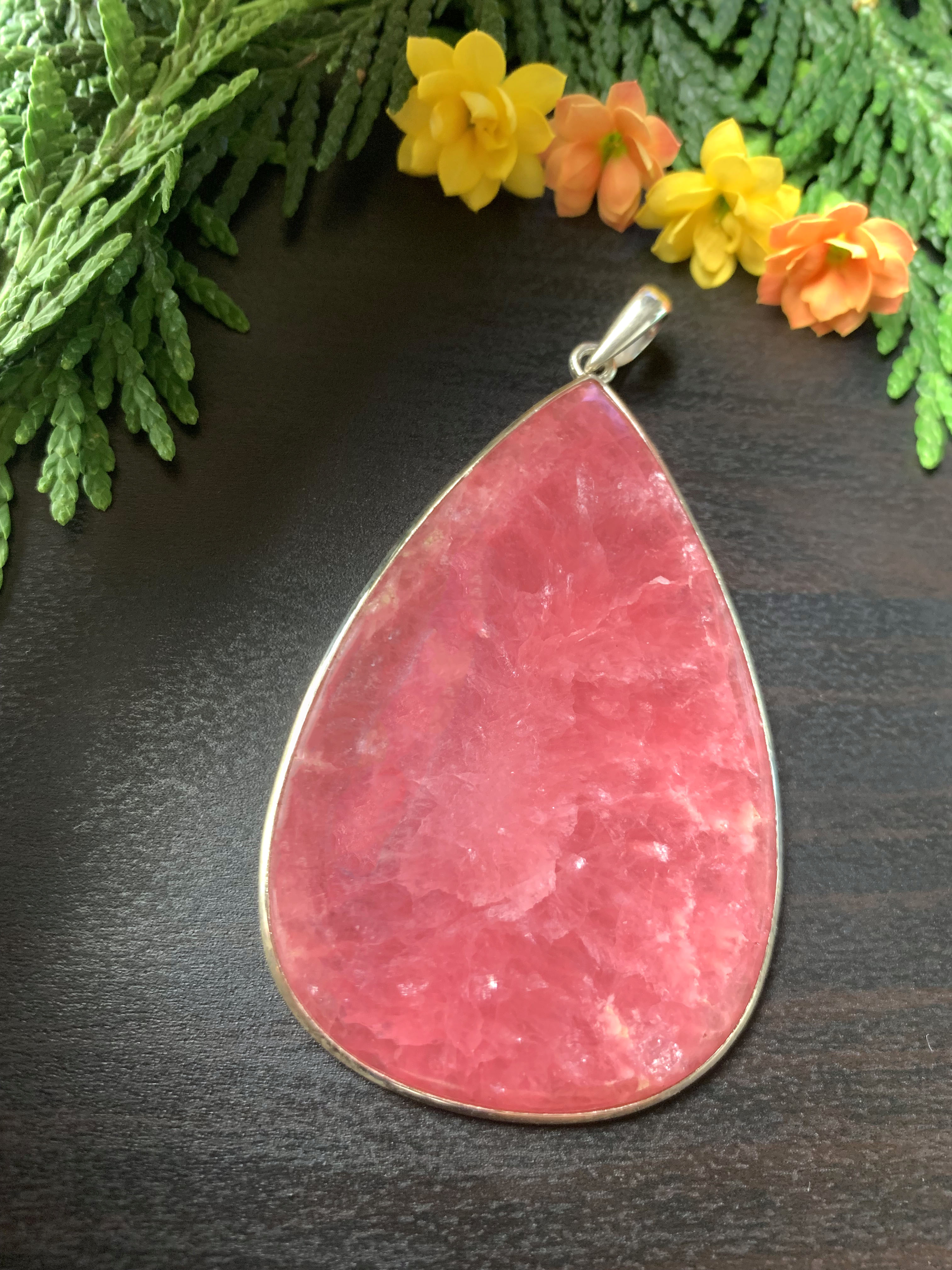 Rhodochrosit Anhänger - XL TOP
