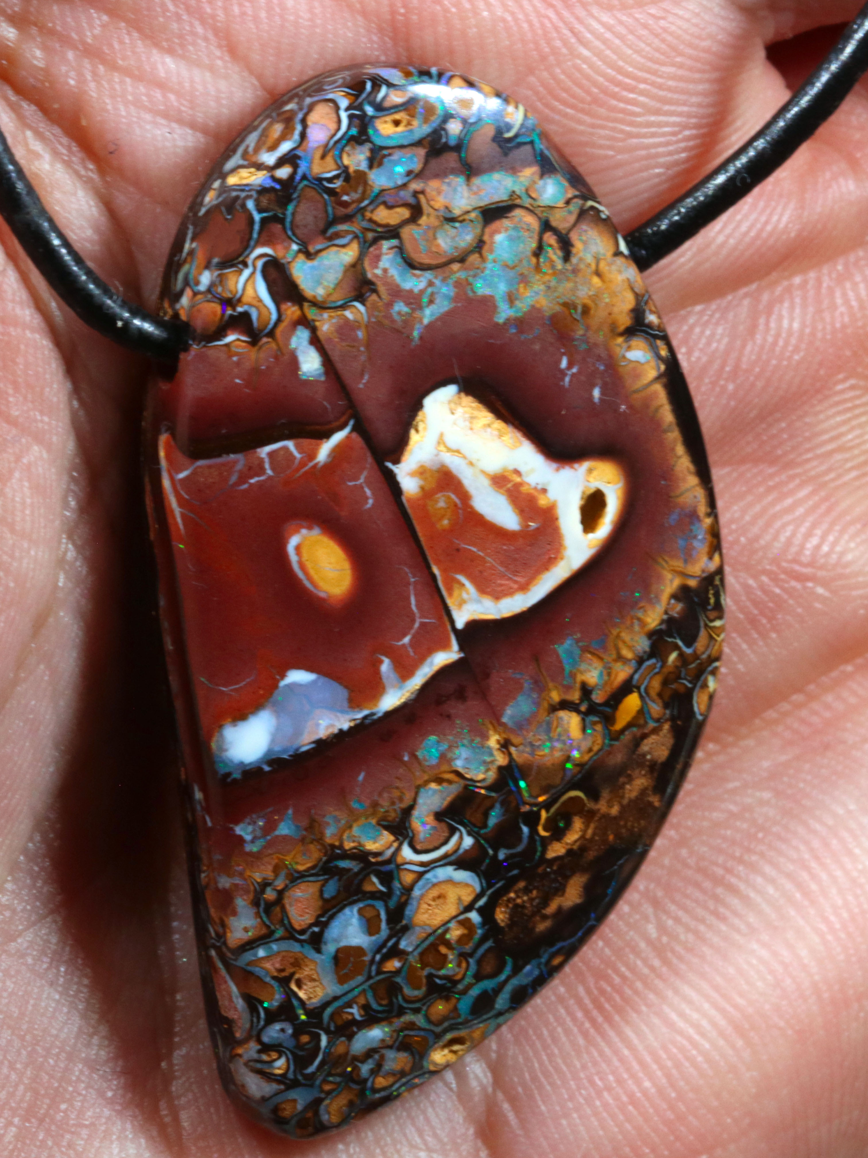 Boulder Opal Anhänger 