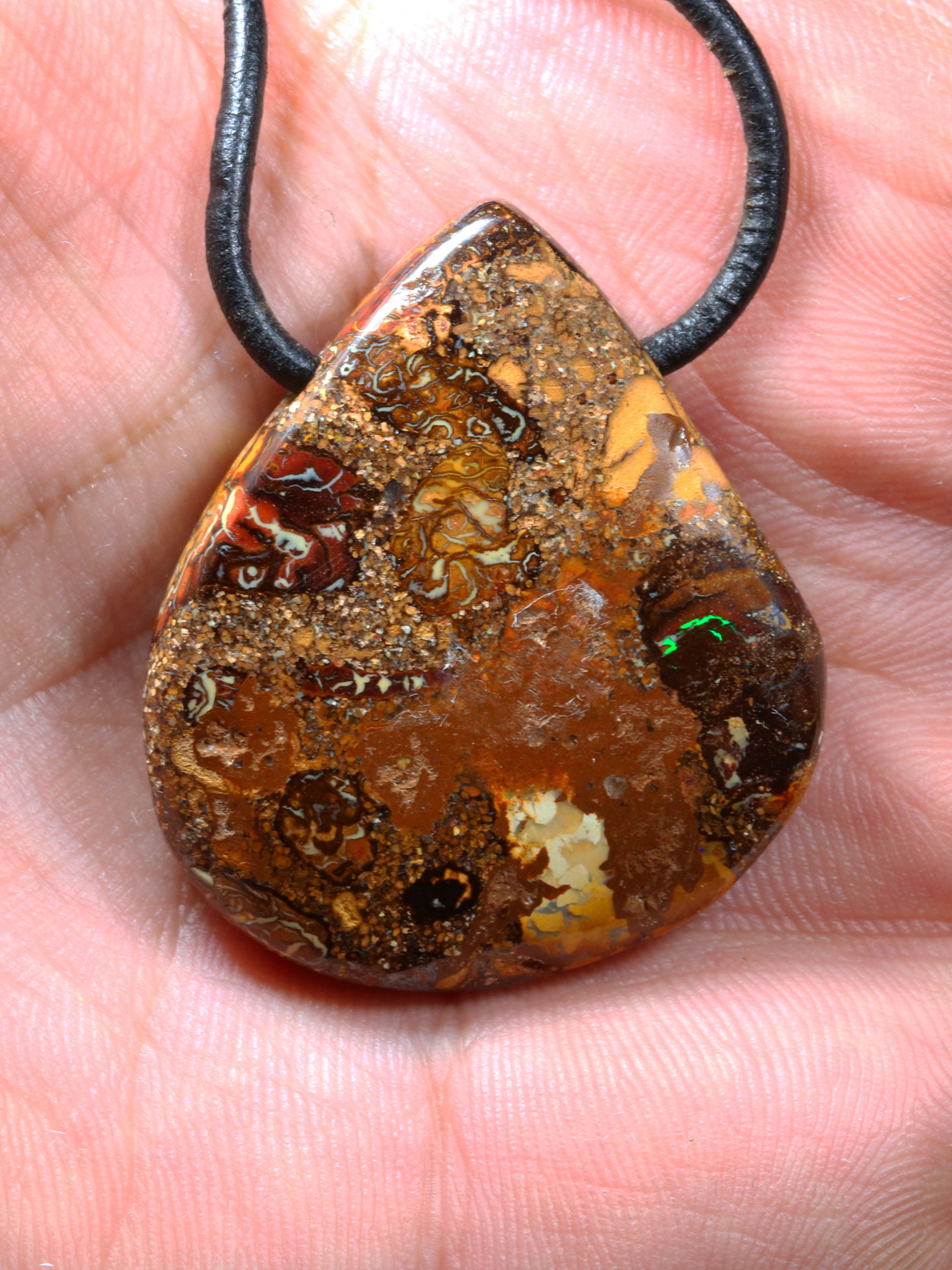 Boulder Opal Anhänger 