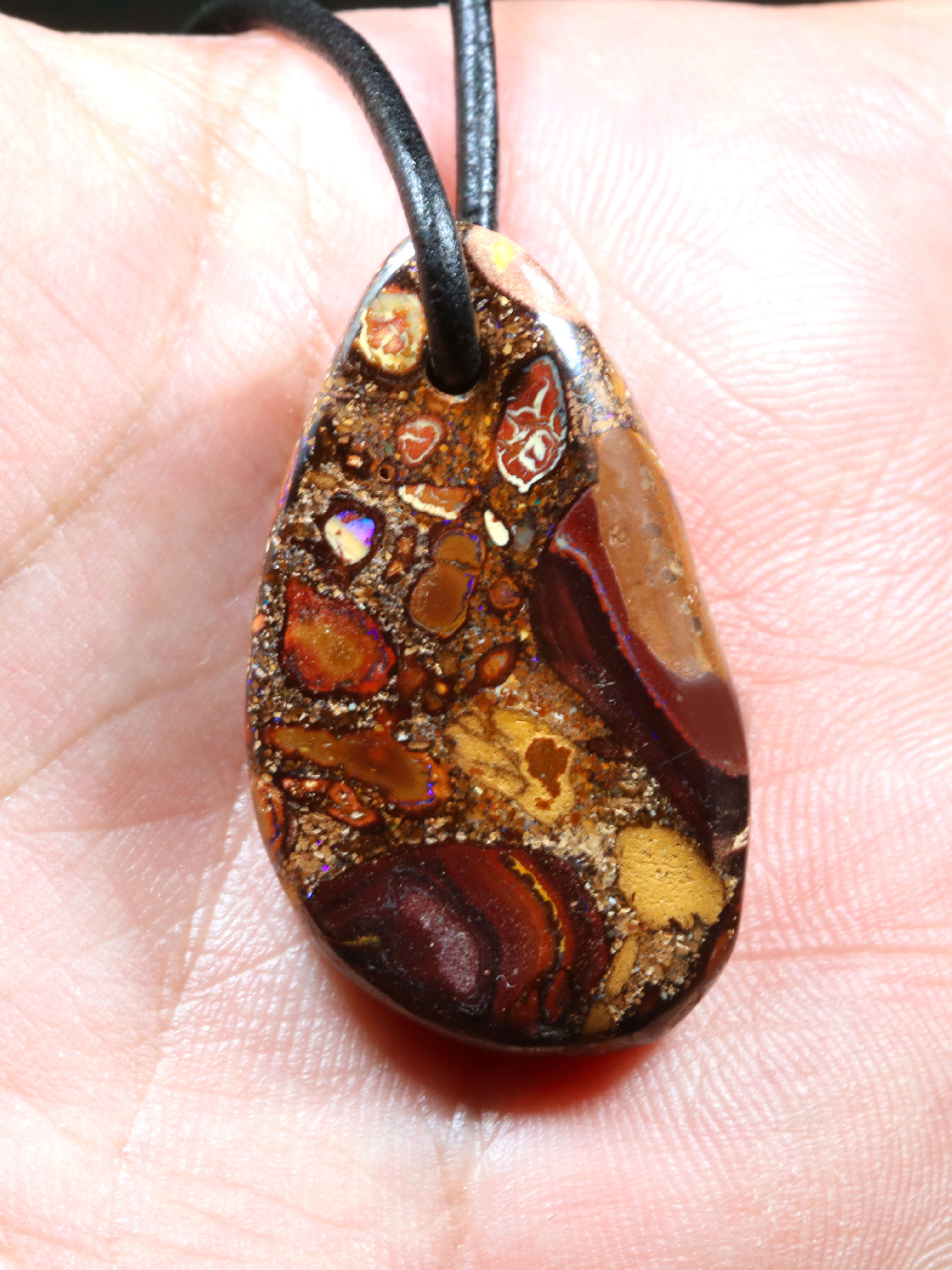 Boulder Opal Anhänger 