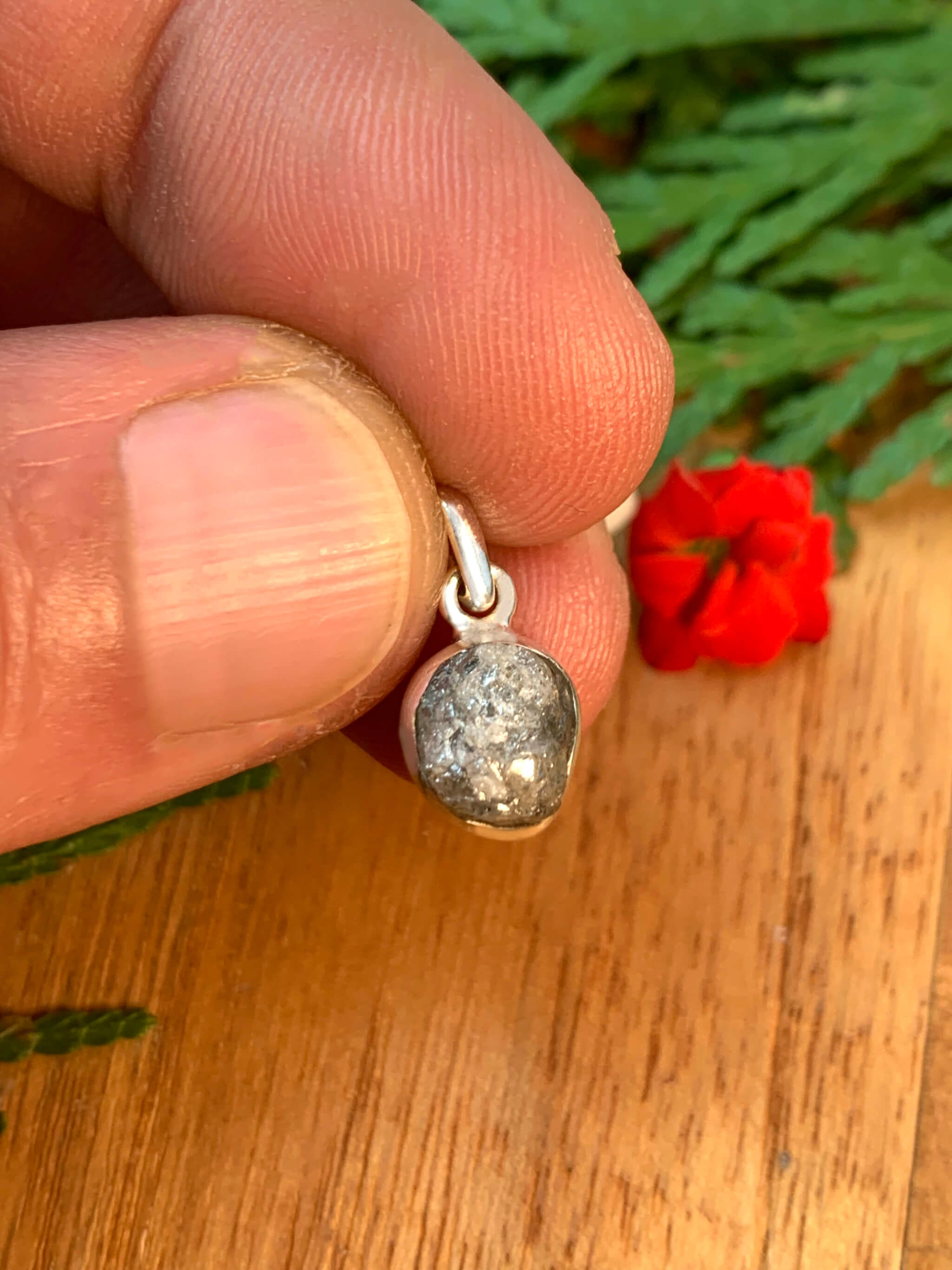 Rohdiamant Anhänger