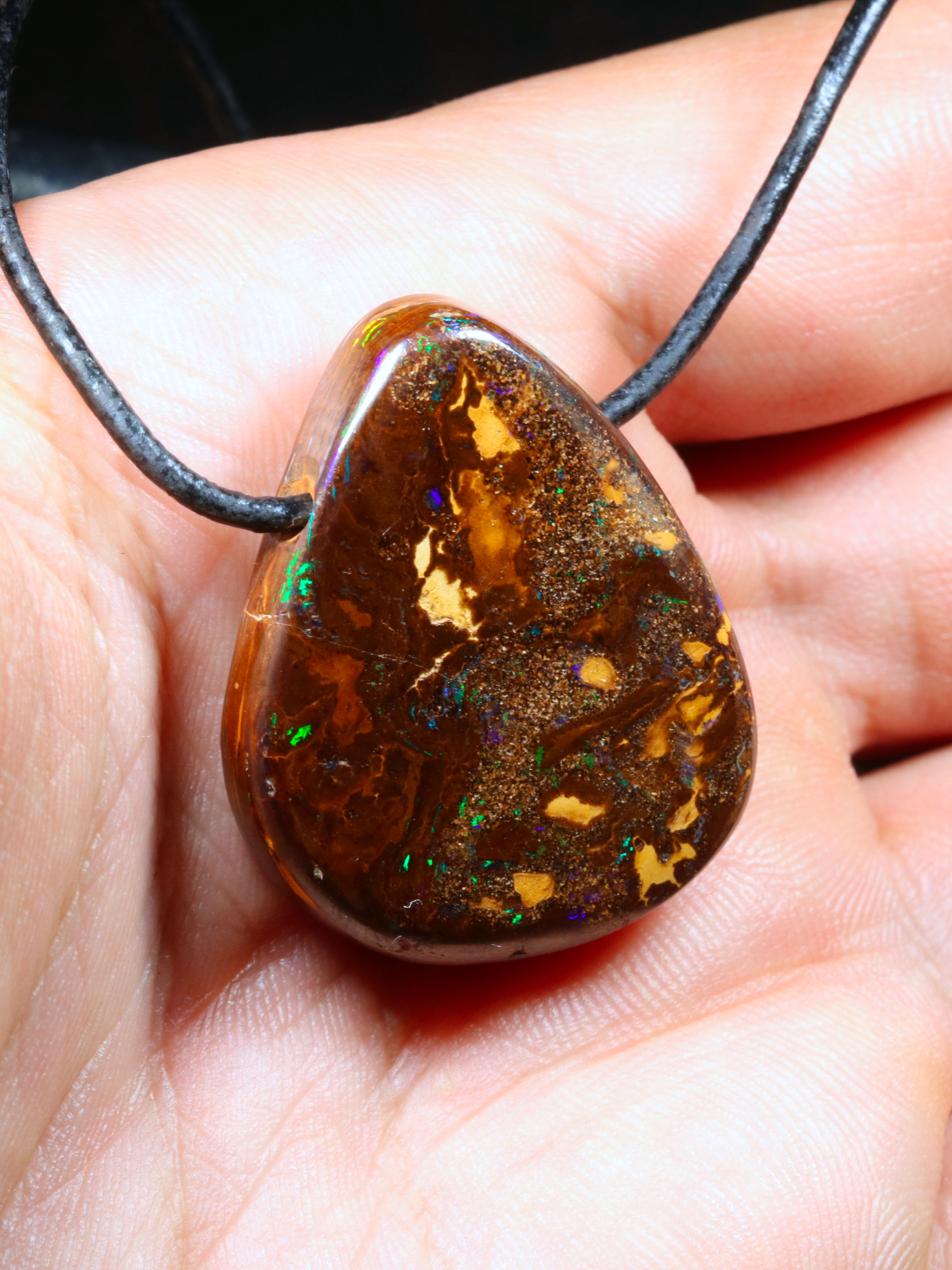 Boulder Opal Anhänger 