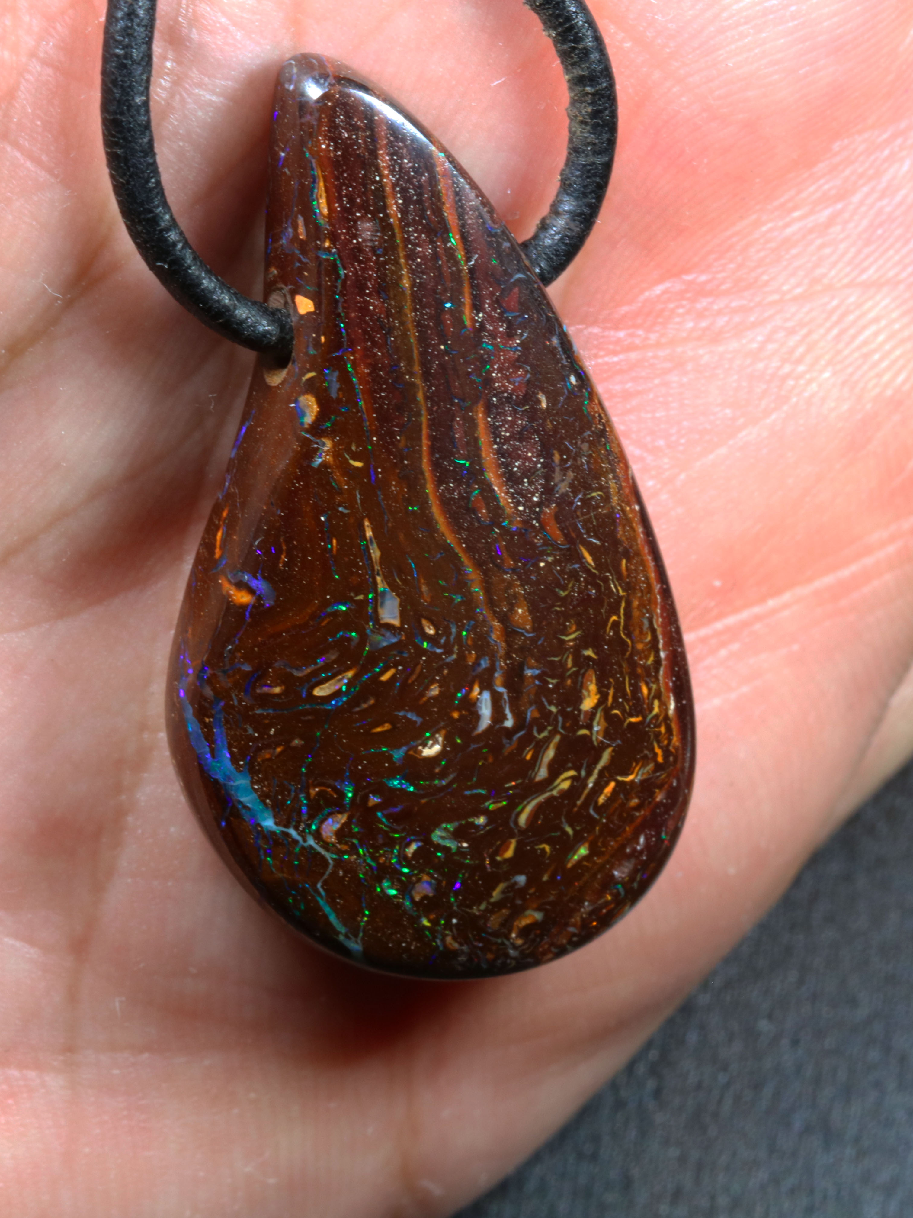 Boulder Opal Anhänger 