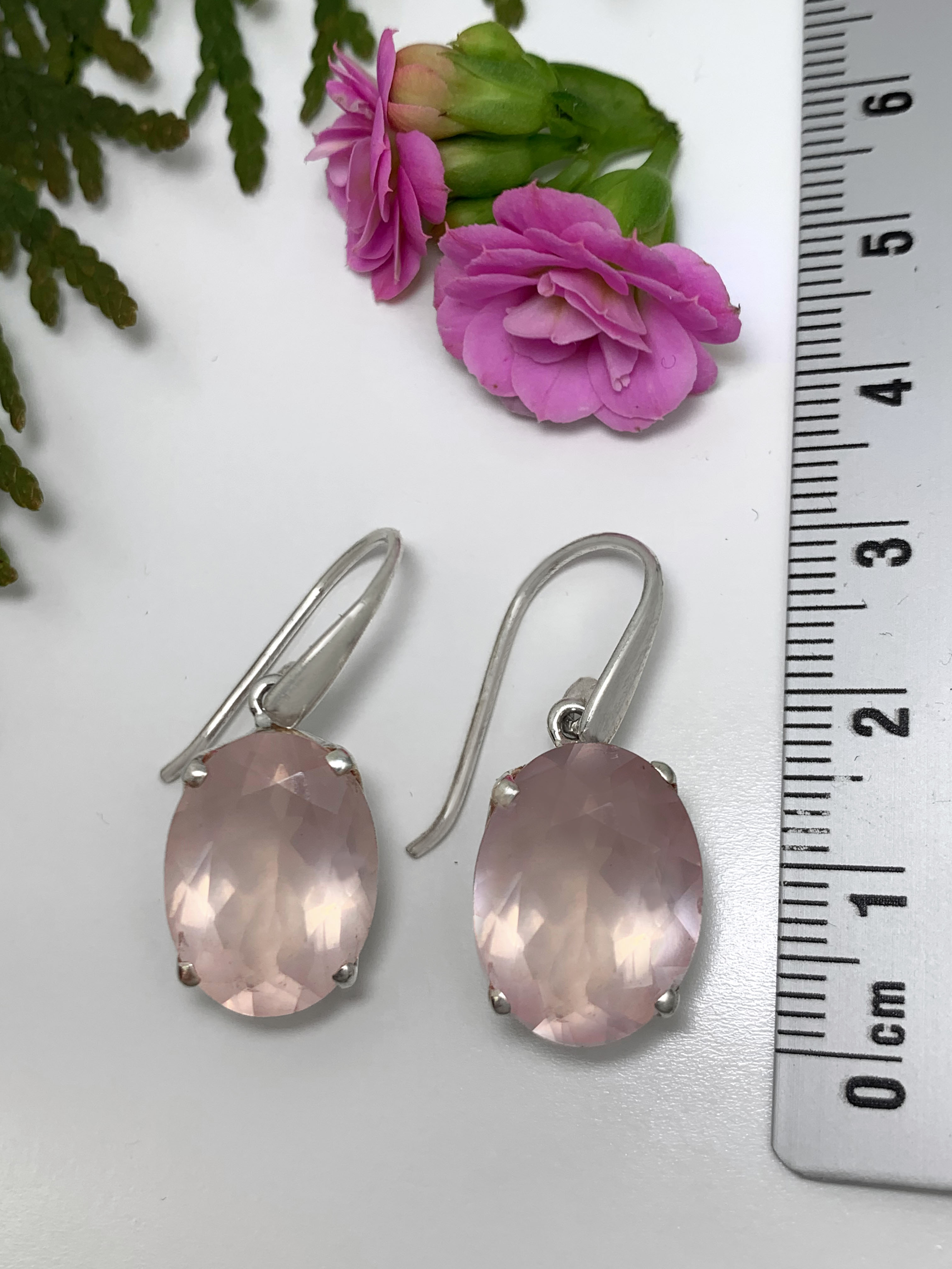 rosequarz-ohrhaenger-rosenquartz-earrings-ohr00891-3 Rosenquarz Ohrhänger