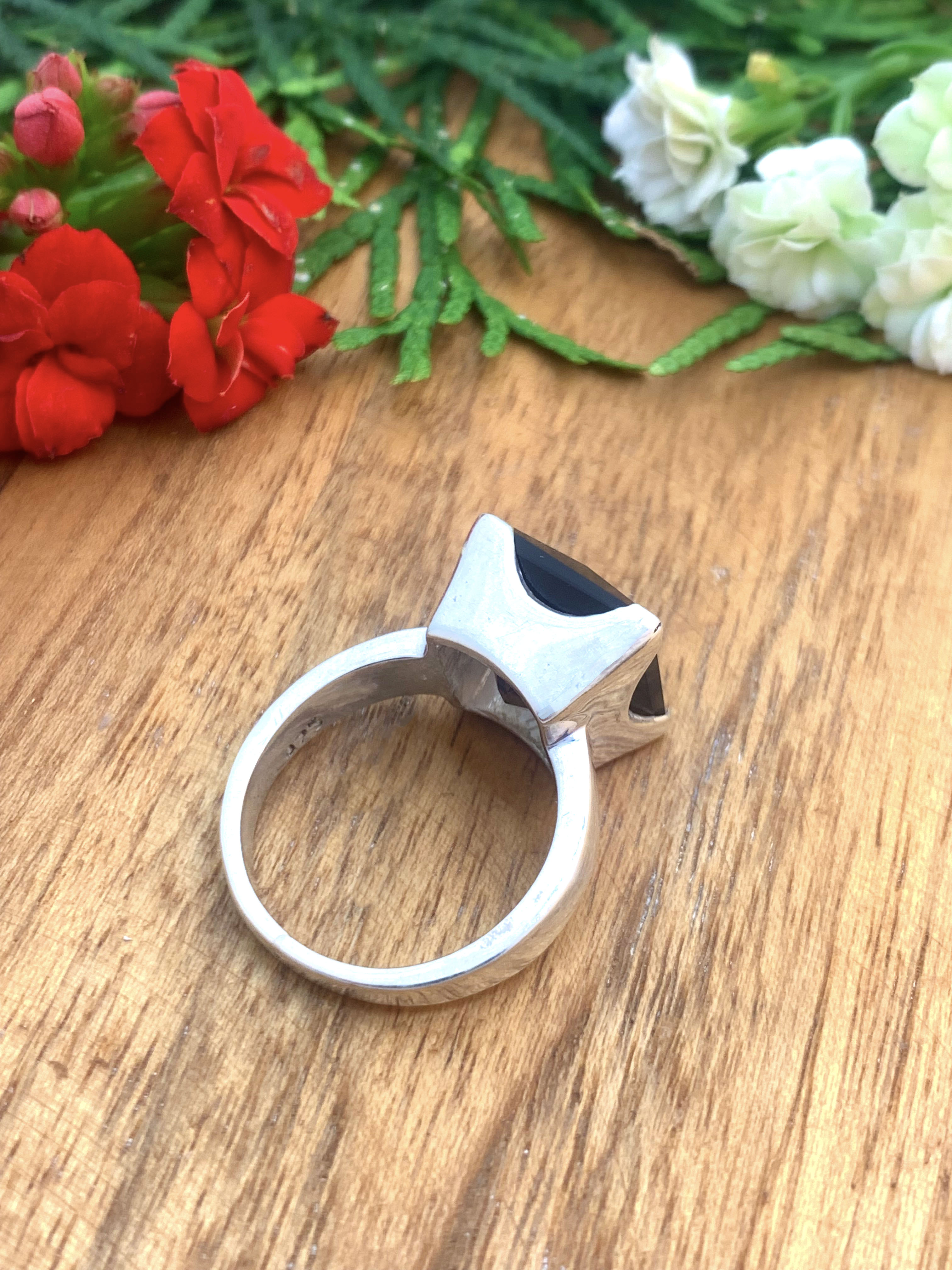 Rauchquarz Ring