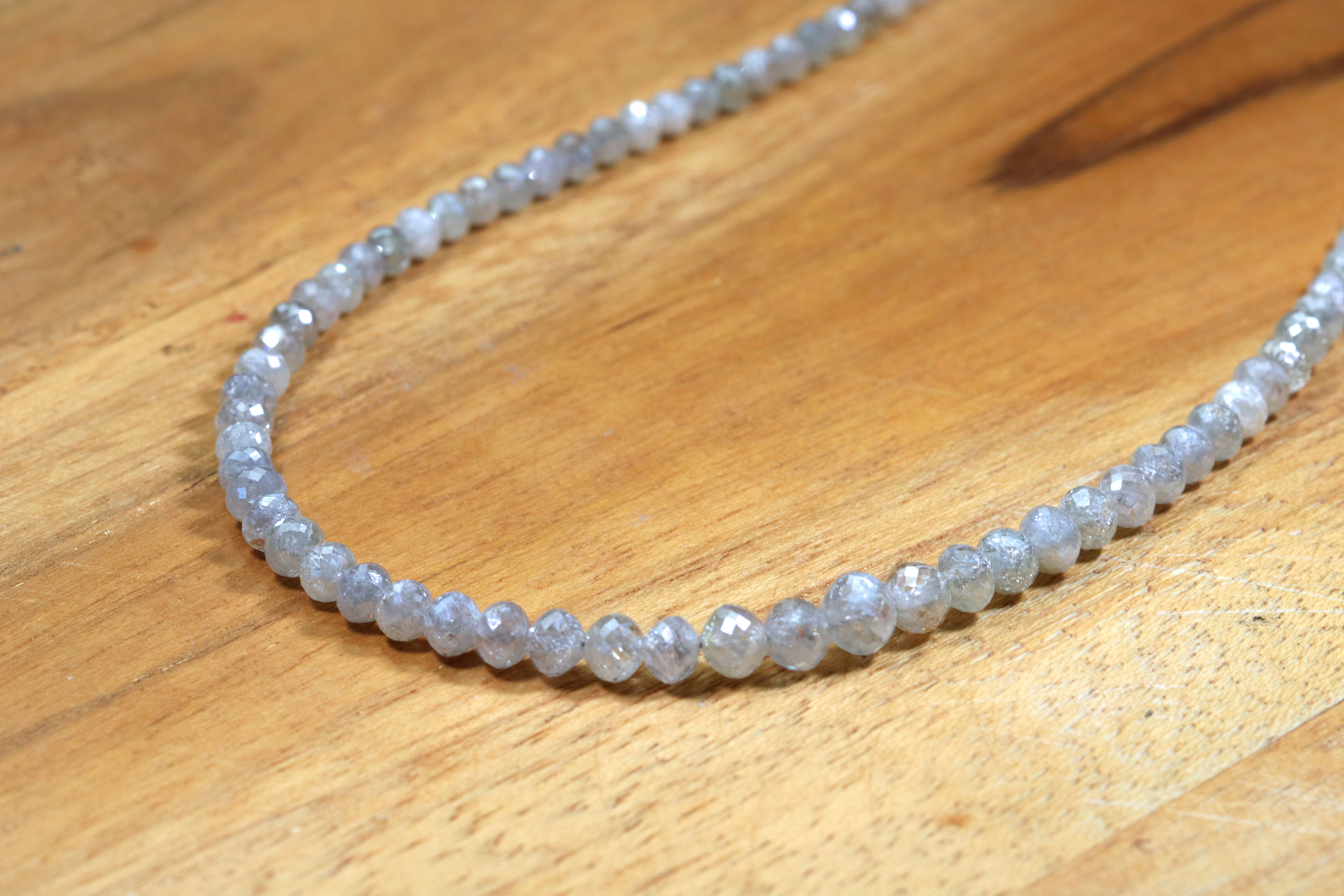 Weiße Diamant Kette - TOP