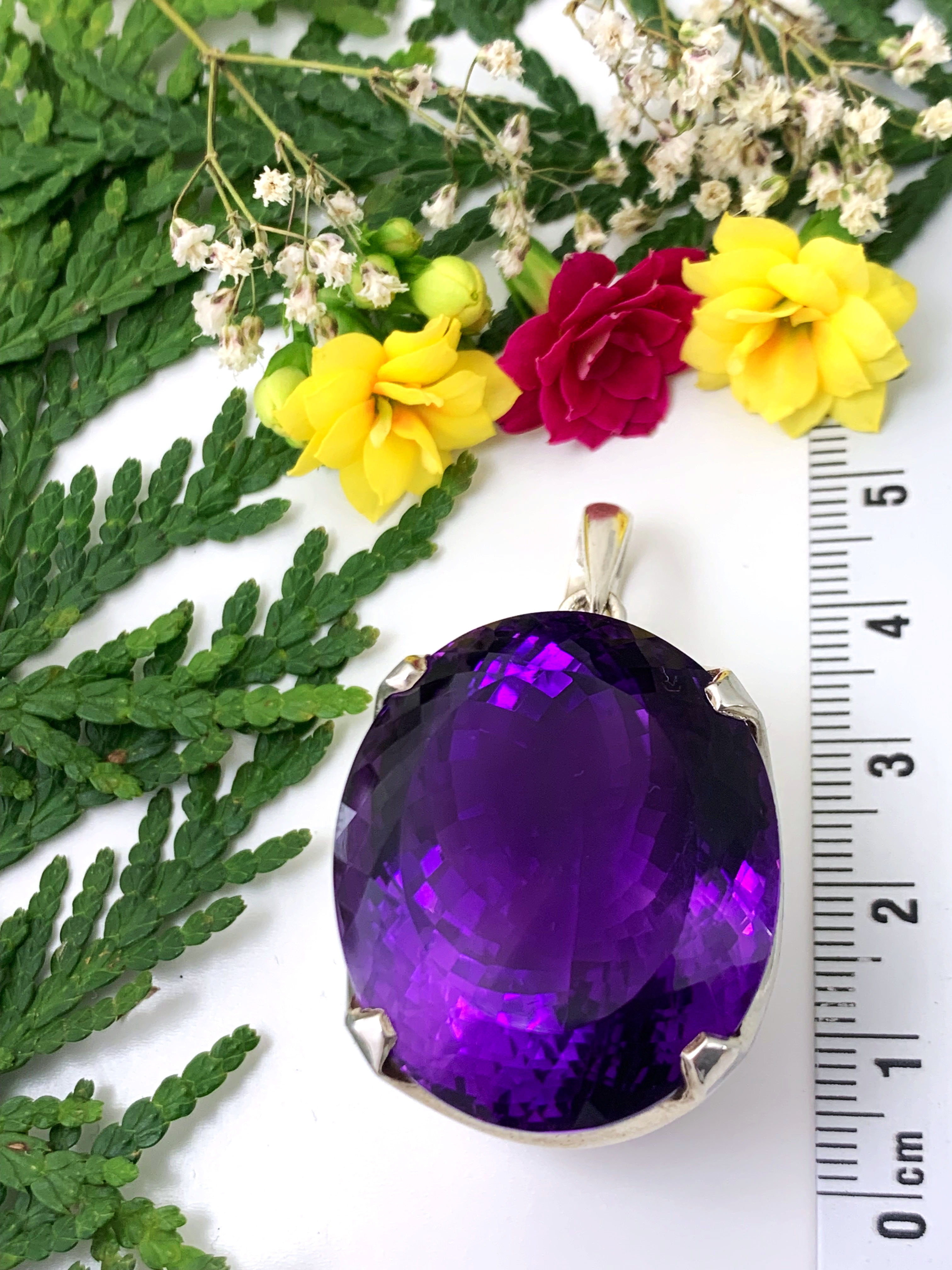 amethyst-anhaenger-amethyst-pendant-ah04402-7 Amethyst Anhänger TOP Afrika - XL