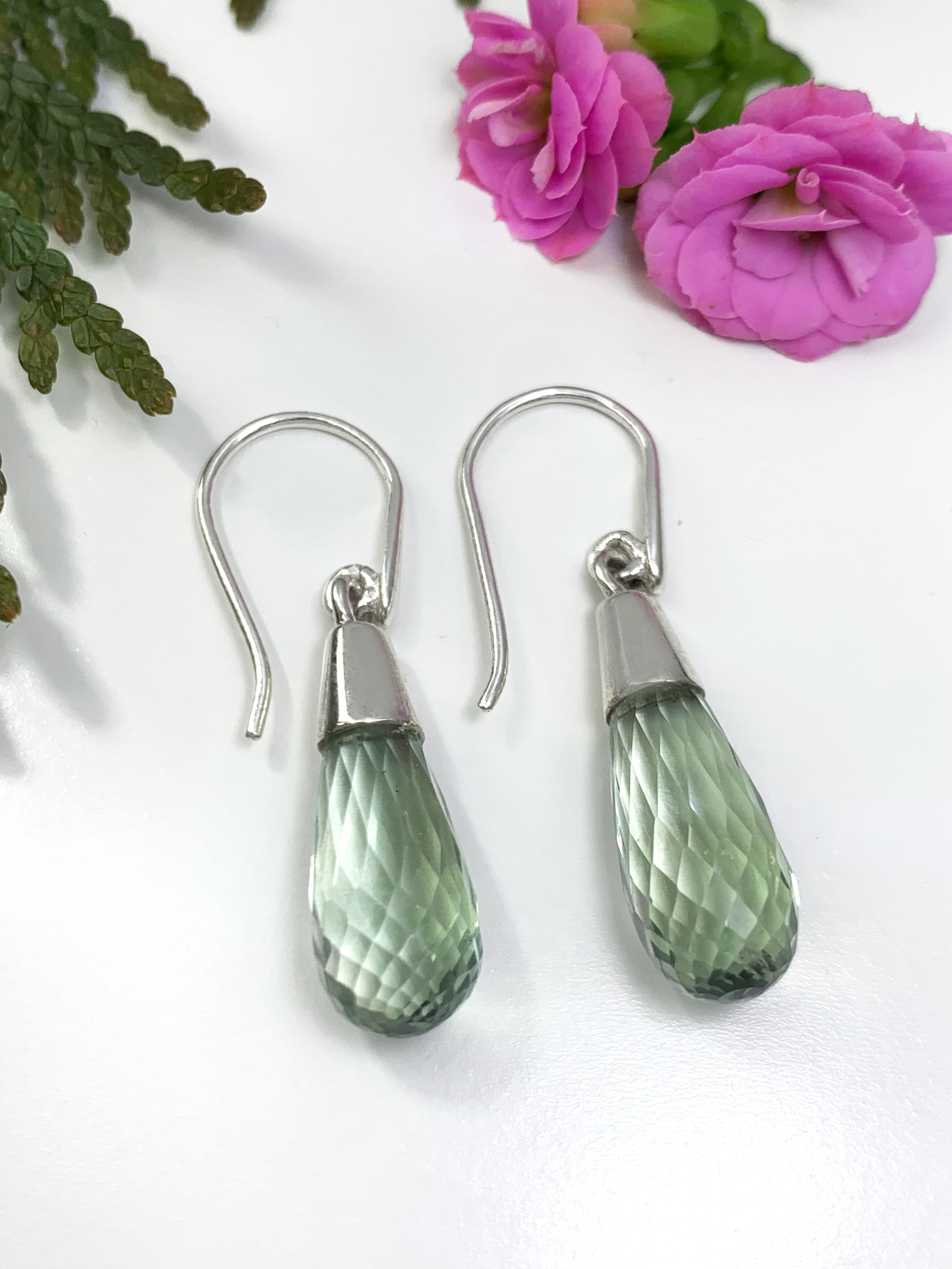 prasiolith-ohrhaenger-green-amethyst-earrings-ohr00874 Prasiolith Ohrhänger