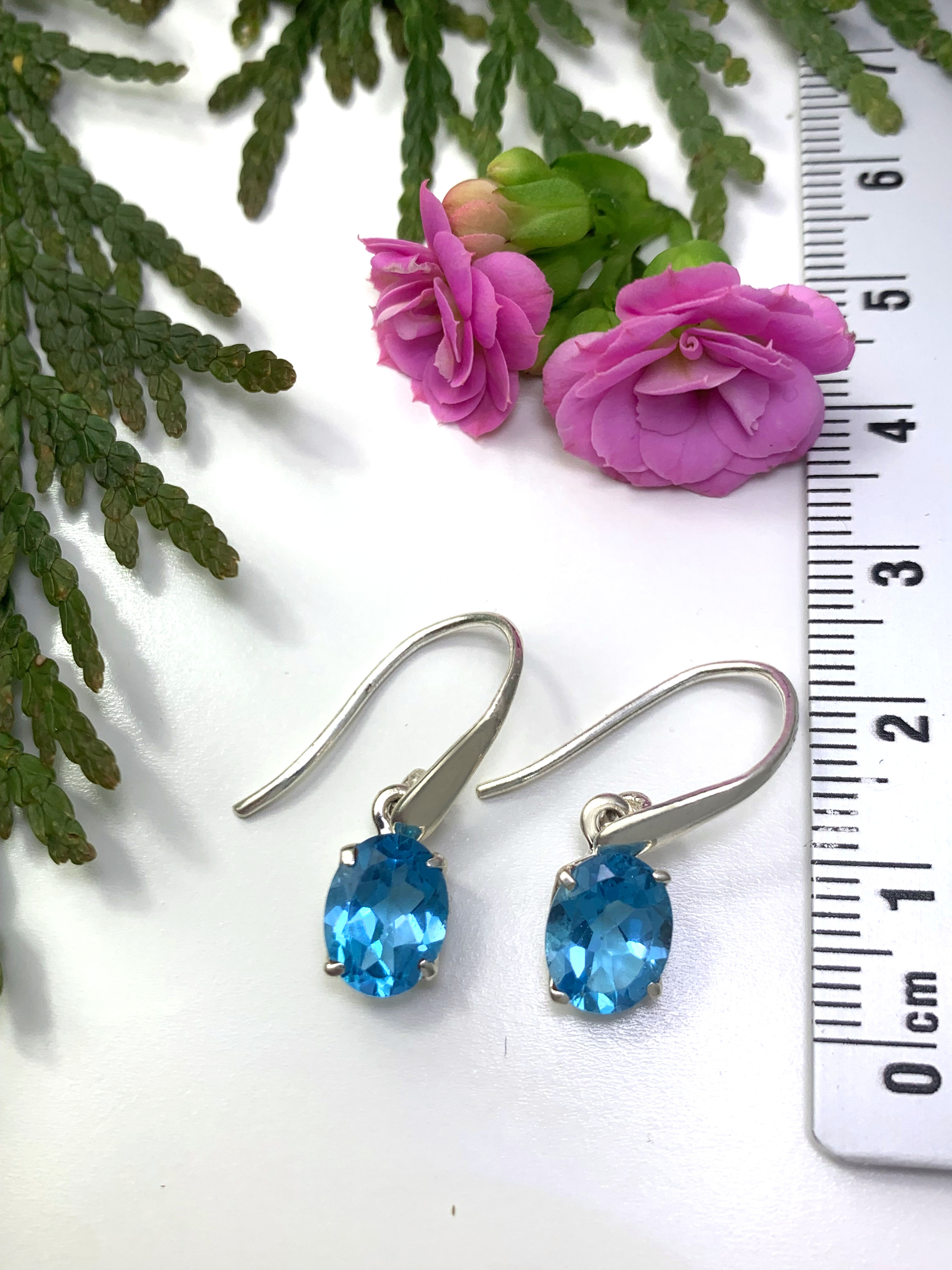 blautopas-ohrhaenger-blue-topaz-earrings-ohr00869-3 Blautopas Ohrhänger - Swiss Blue - TOP