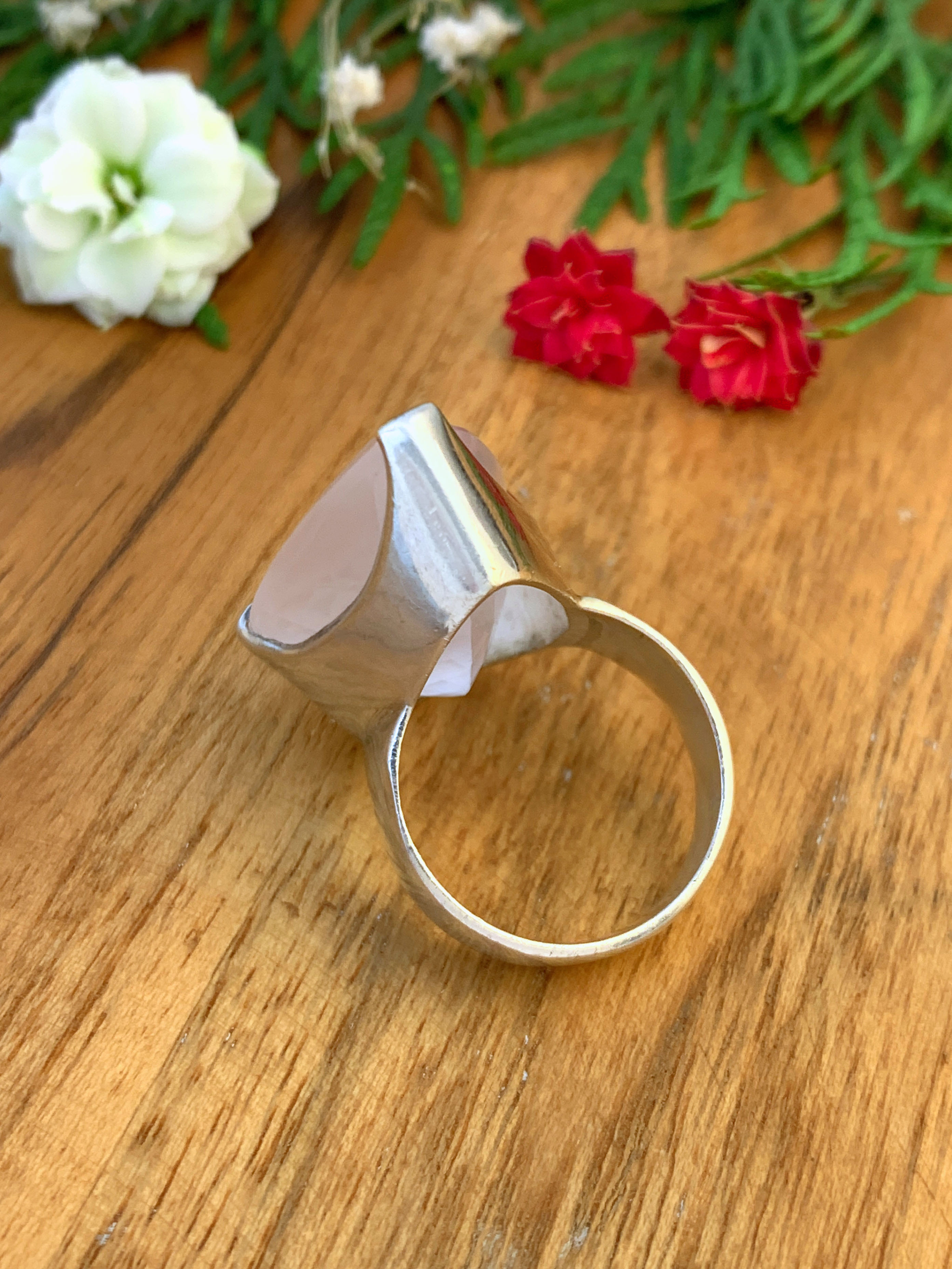Rosenquarz Ring