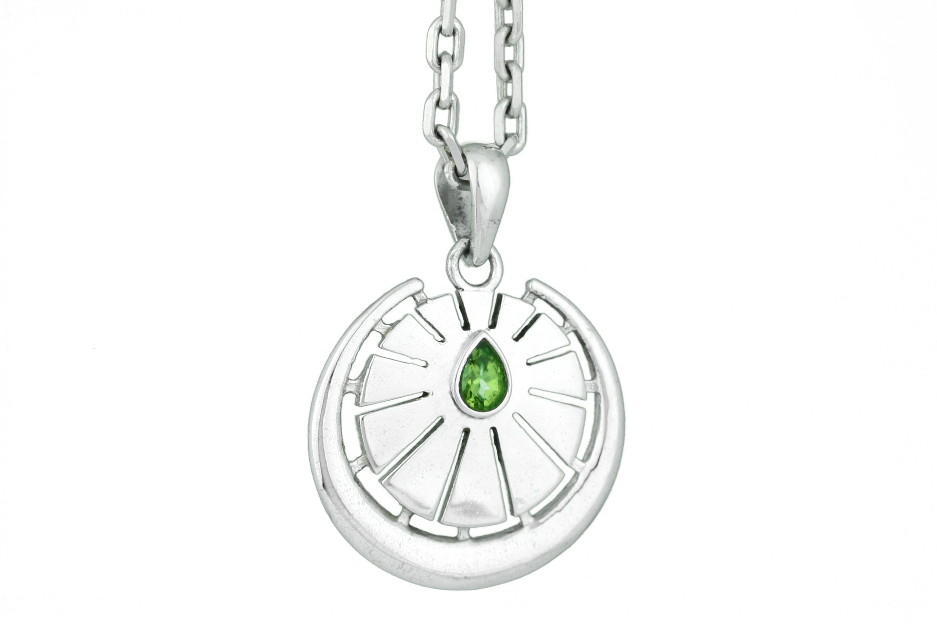 anhaenger-pendant-rad-smaragd-081-2 Sonne-Mond Anhänger - Peridot
