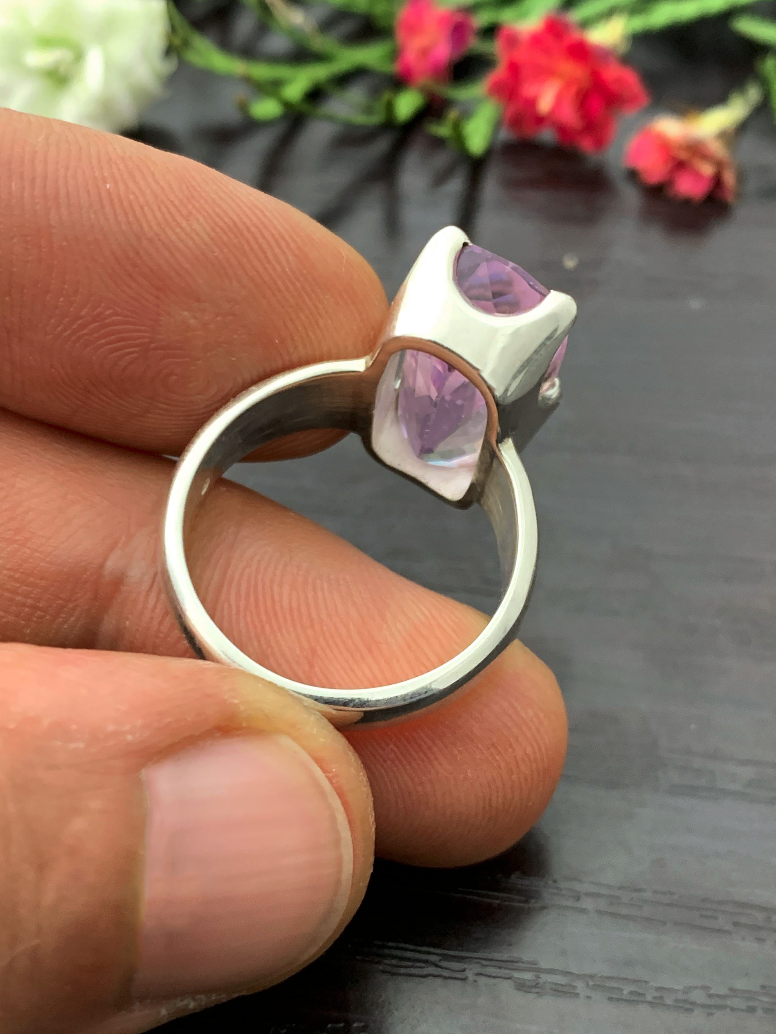 kunzit-ring-kunzite-ring-r01791-4 Kunzit Ring - TOP - 58