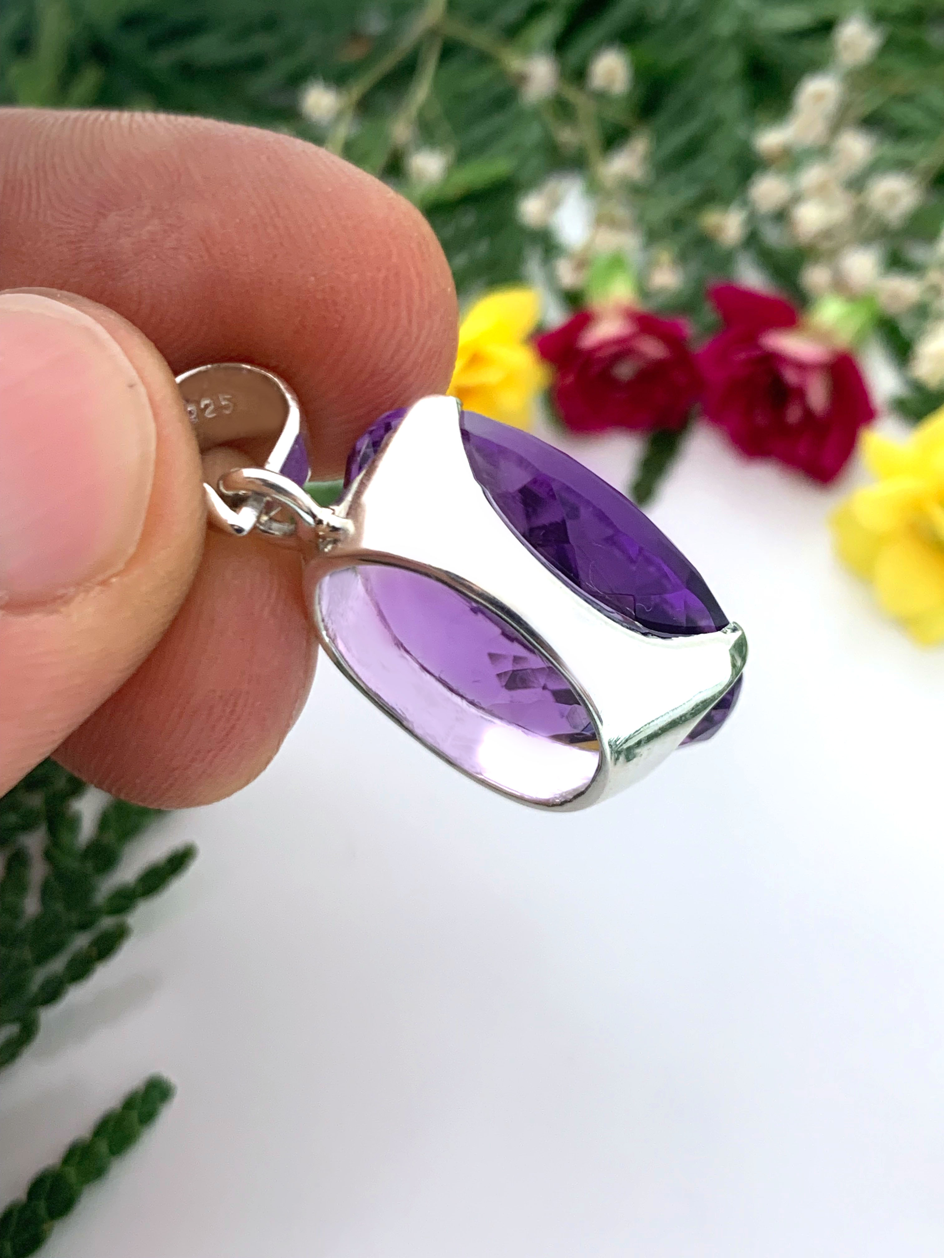 amethyst-anhaenger-amethyst-pendant-ah04404-2 Amethyst Anhänger TOP Afrika