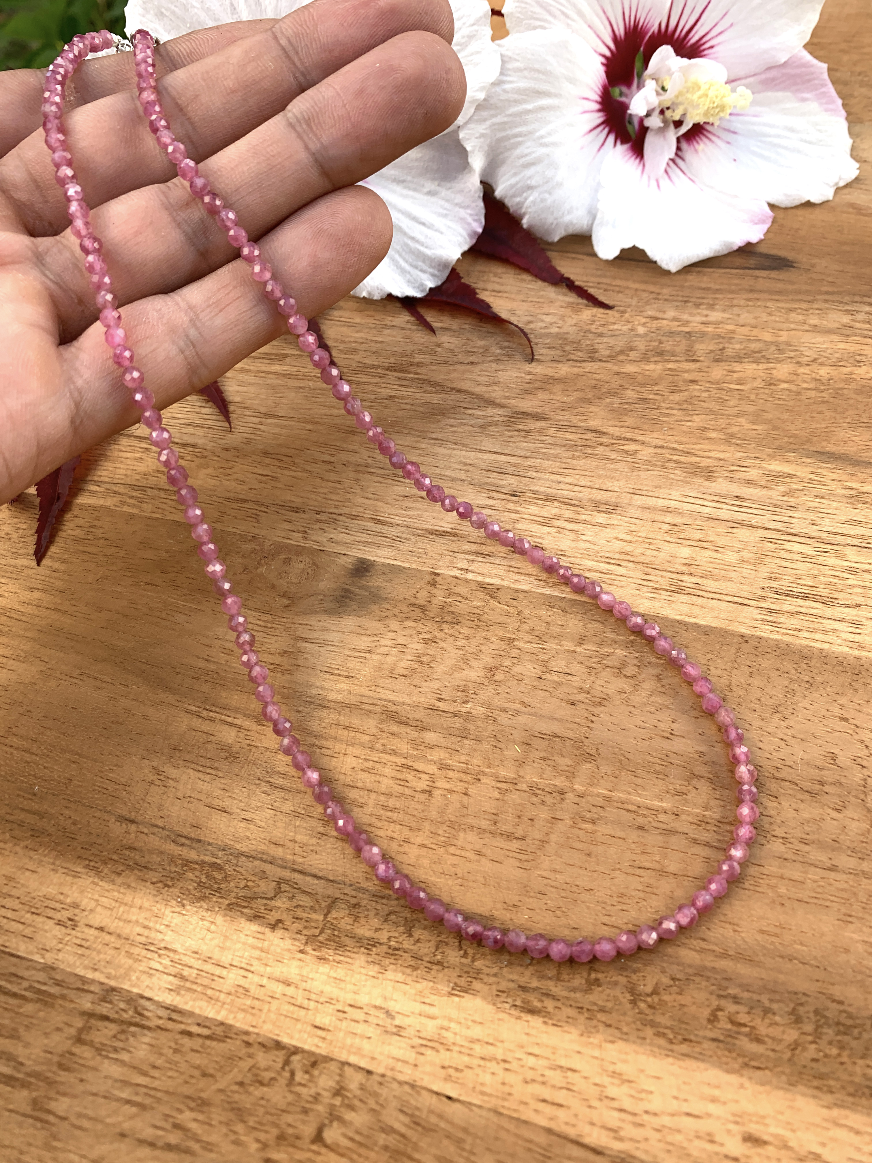 Pink Turmalin Kette