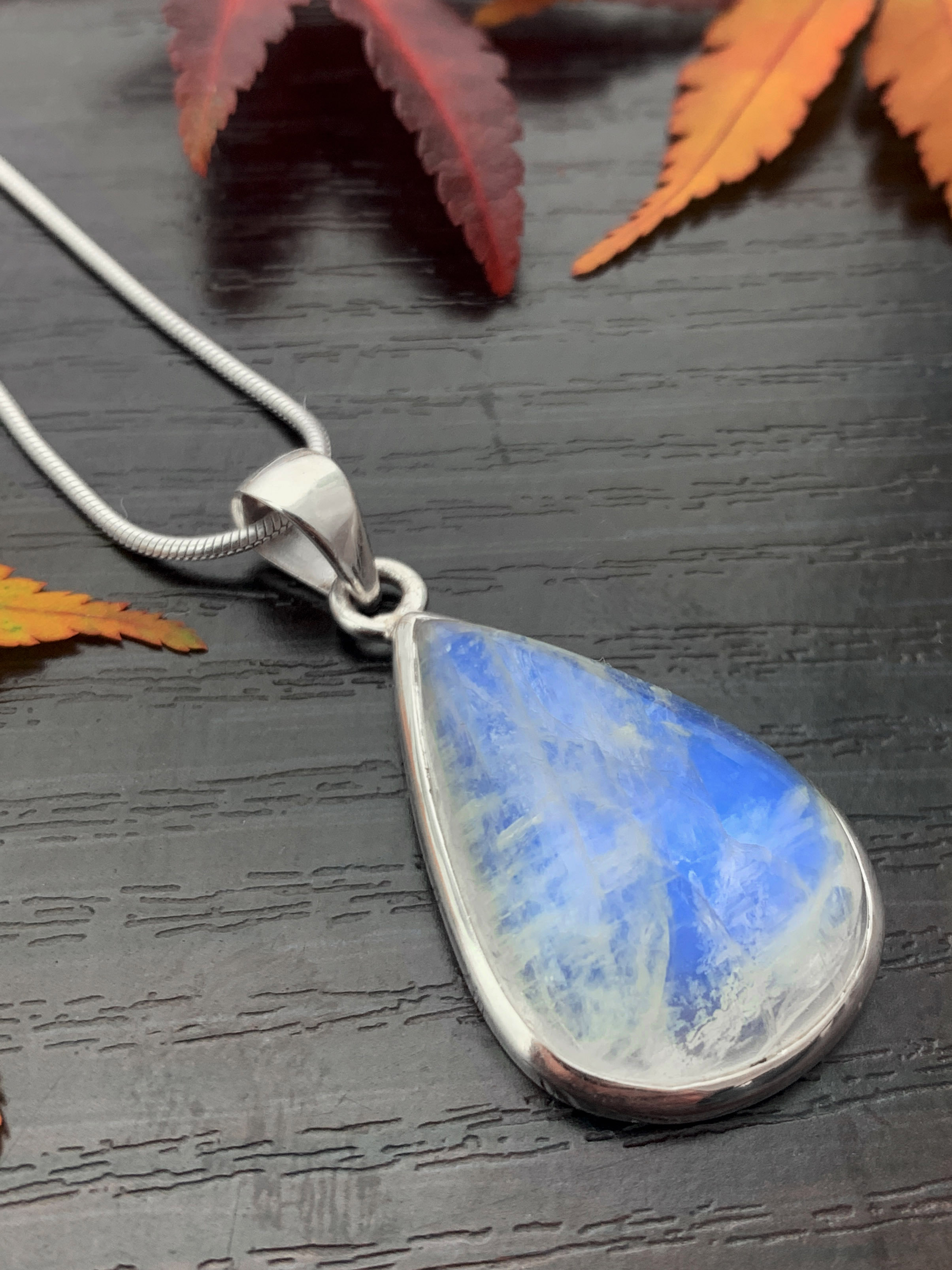 Moonstone Pendant Rainbow