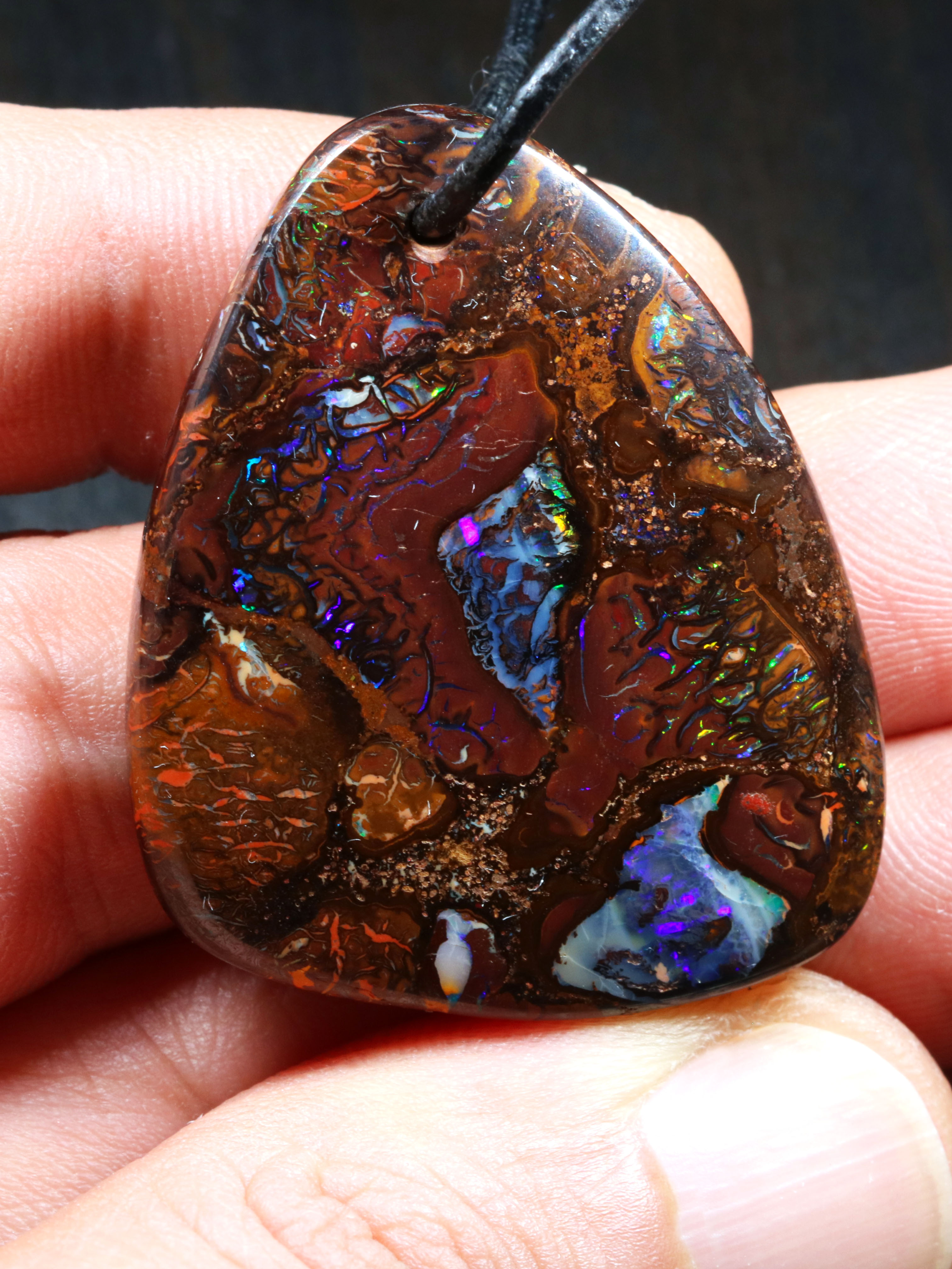 Boulder Opal Anhänger 