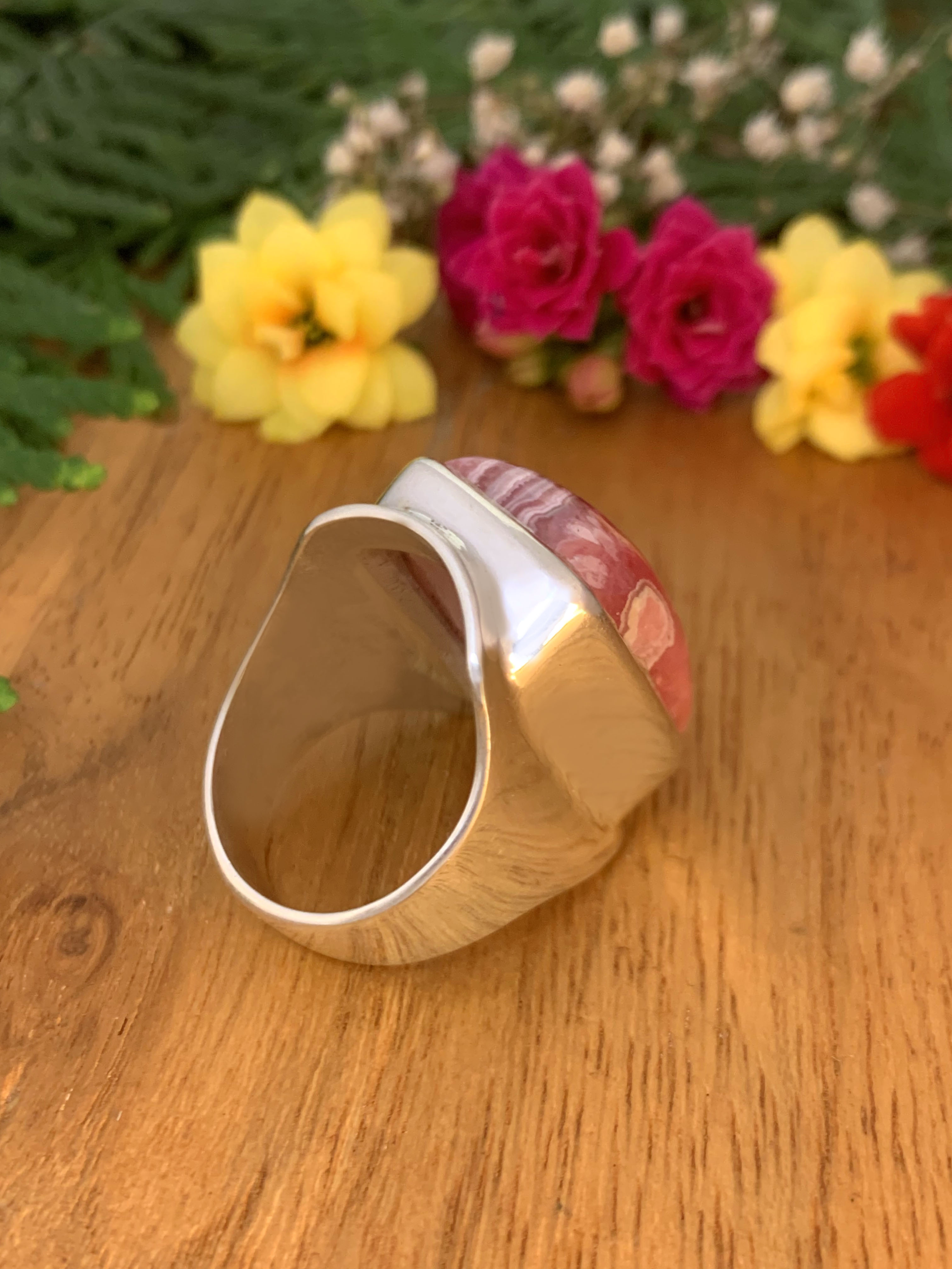 Rhodochrosit Ring
