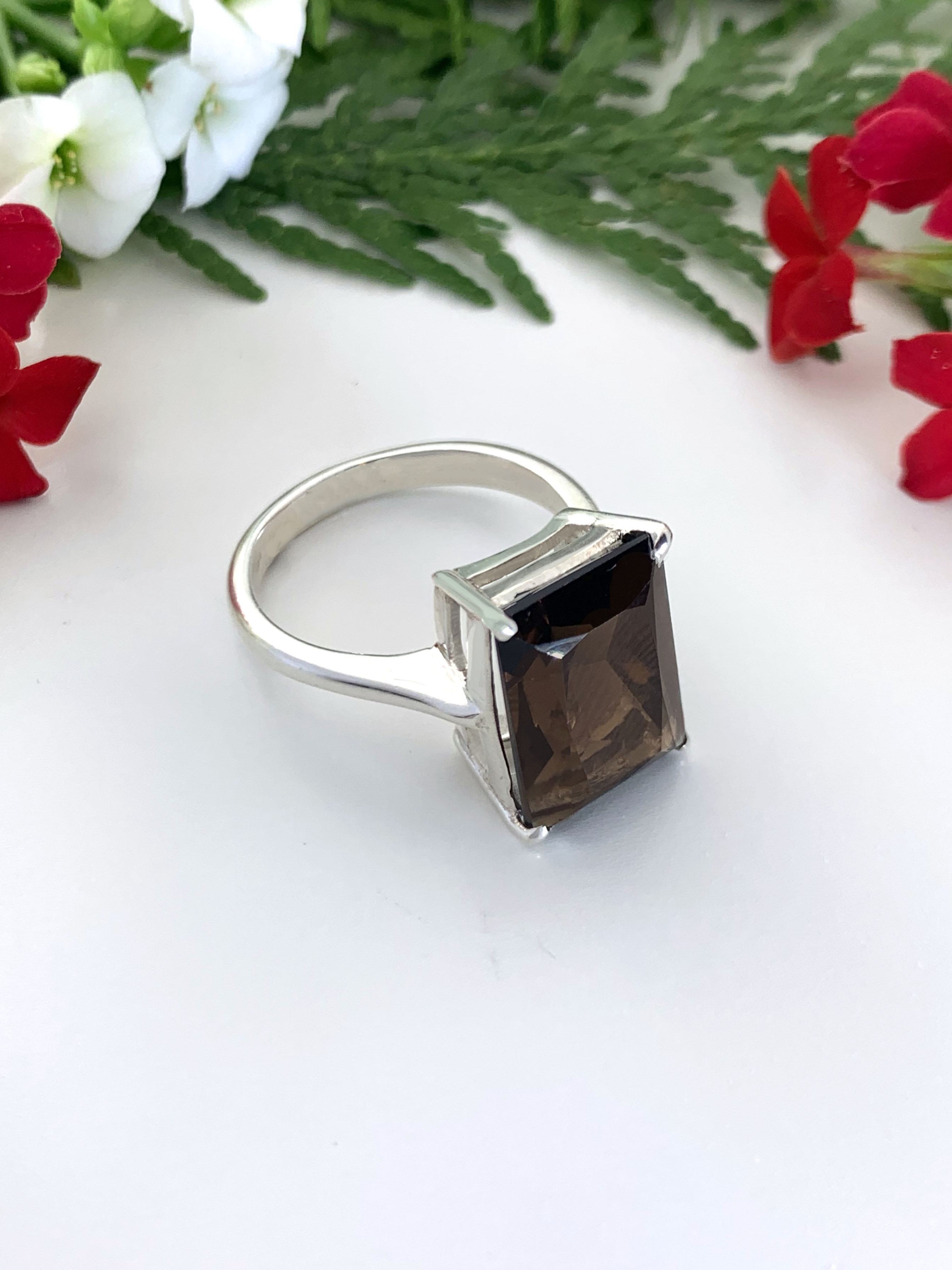 Rauchquarz Ring