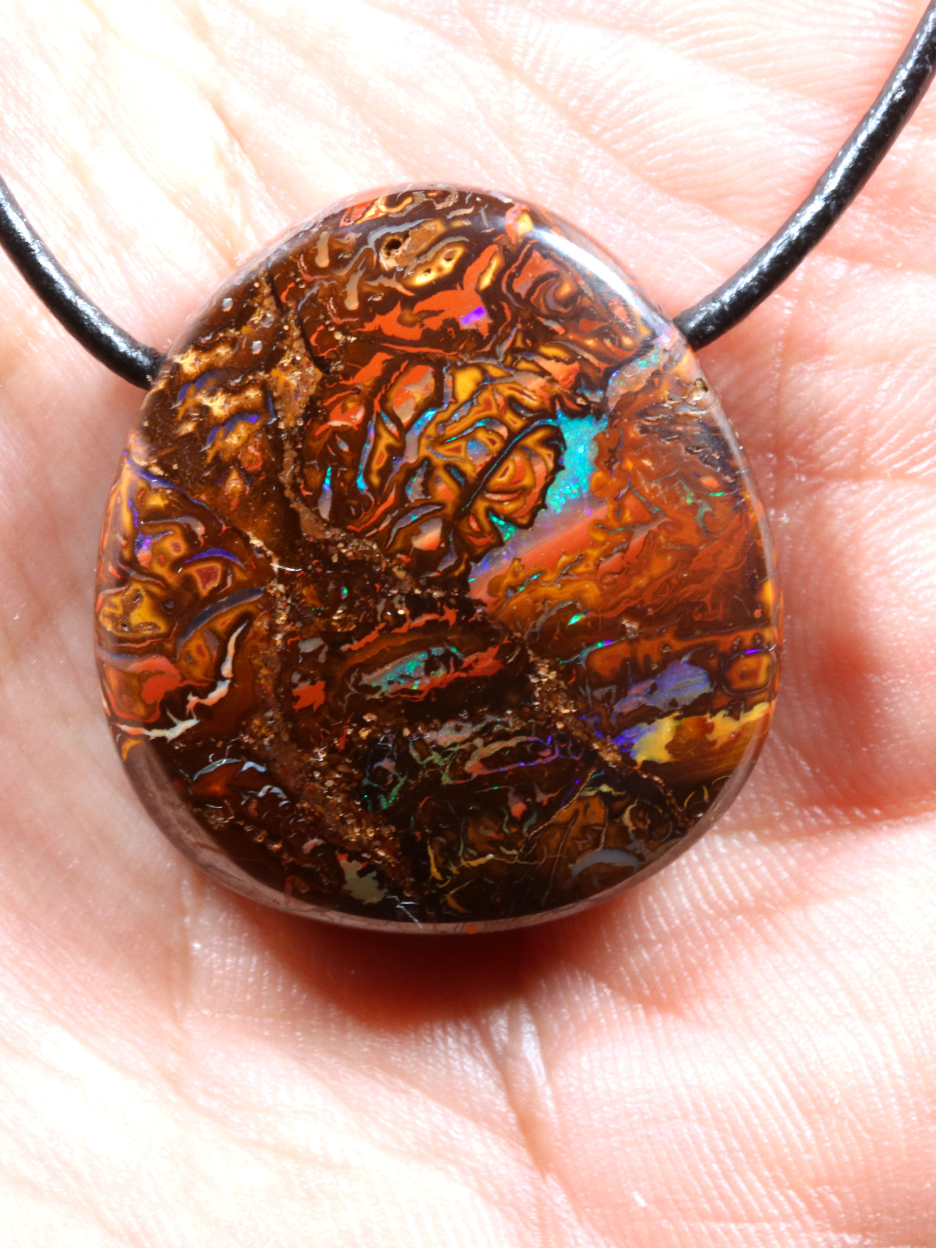 Boulder Opal Anhänger 