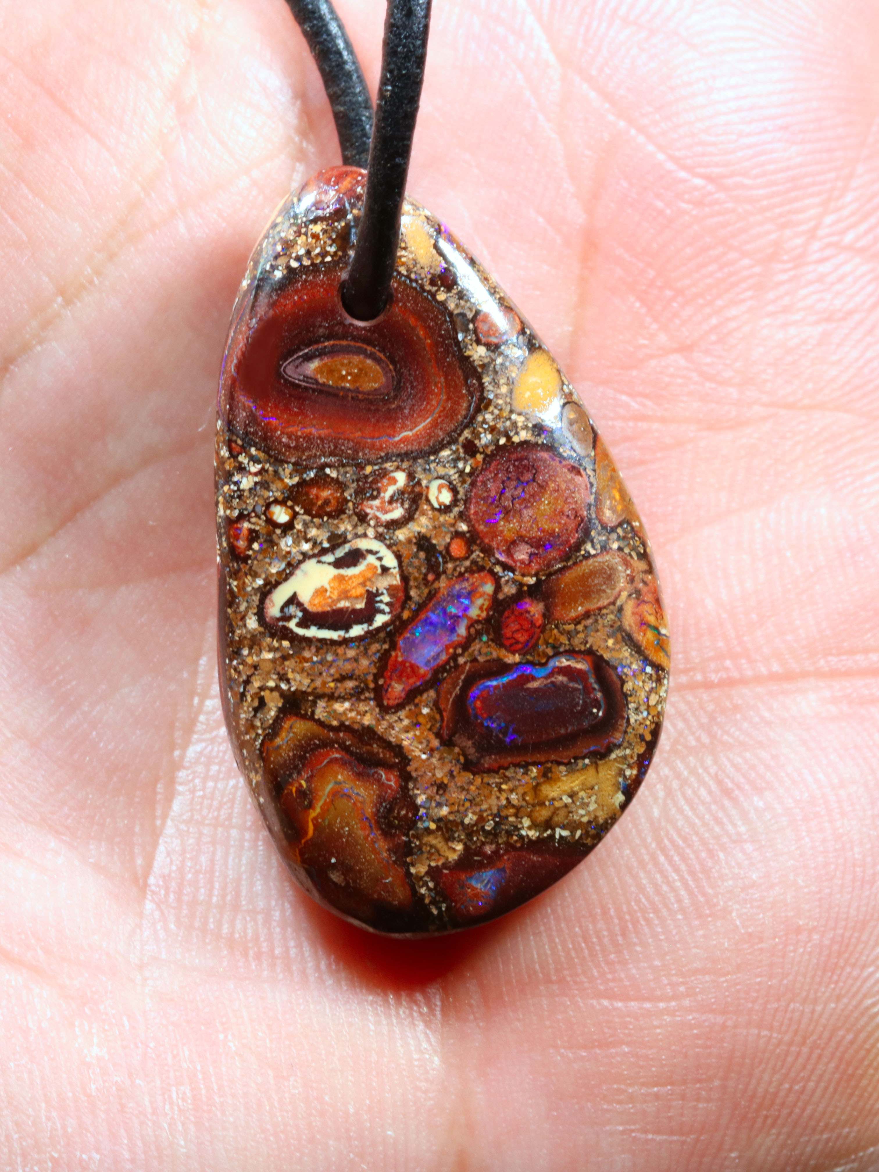 Boulder Opal Anhänger 