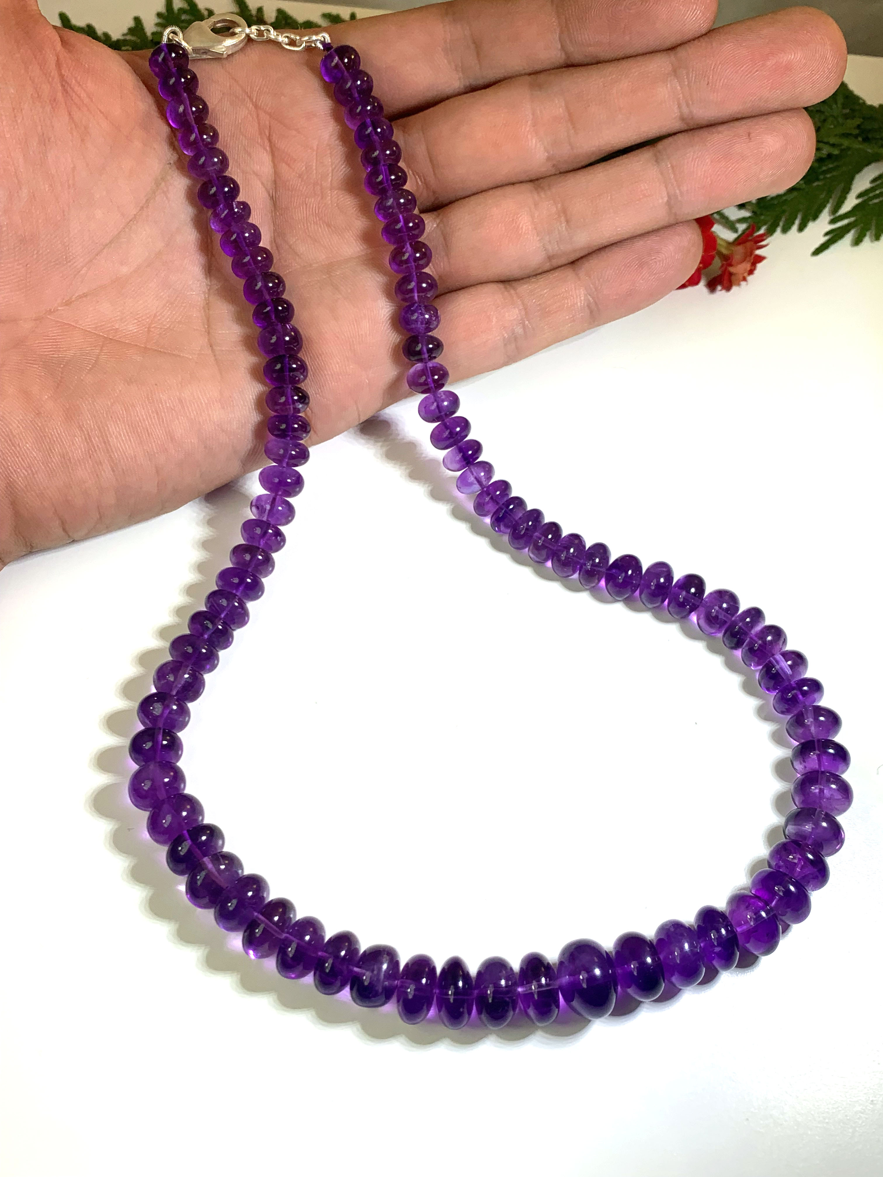 amethyst-kette-amethyst-necklace-k00202-4 XL Amethyst Kette - TOP